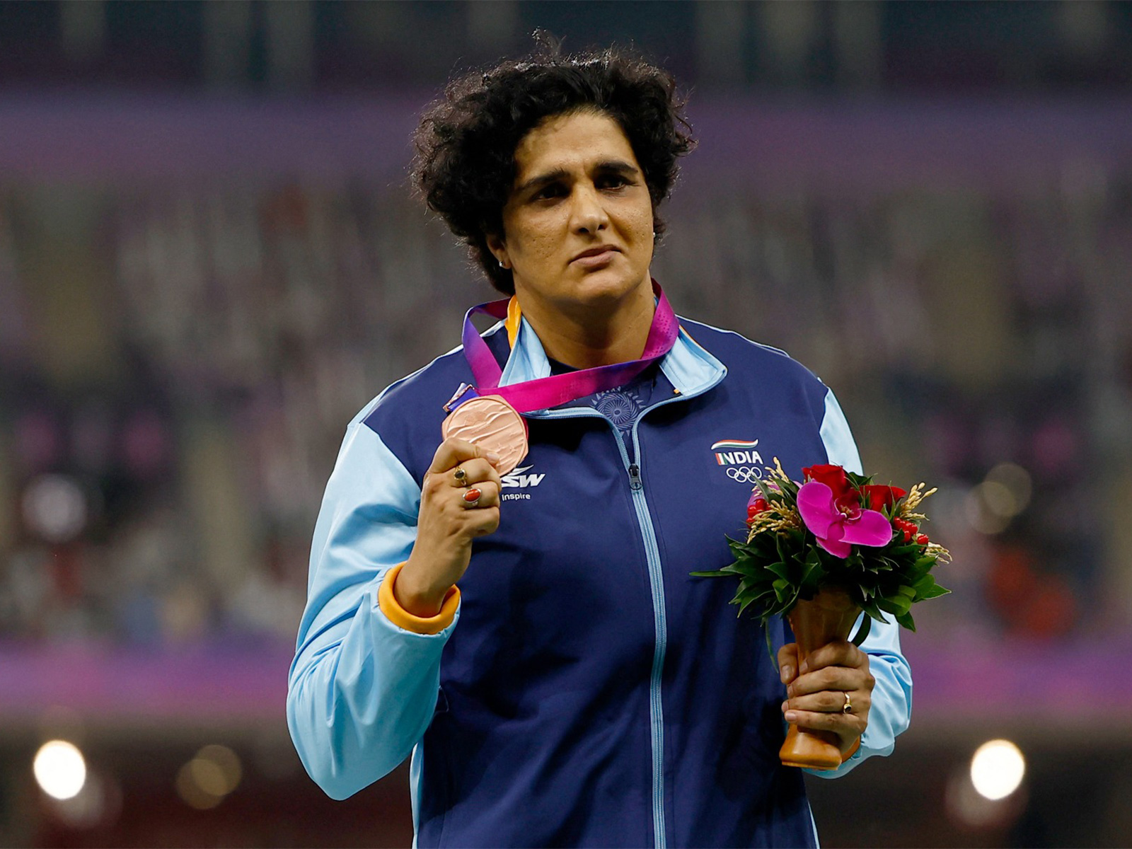 Seema Punia. (Photo/Reuters) Seema Punia. (Photo/Reuters)