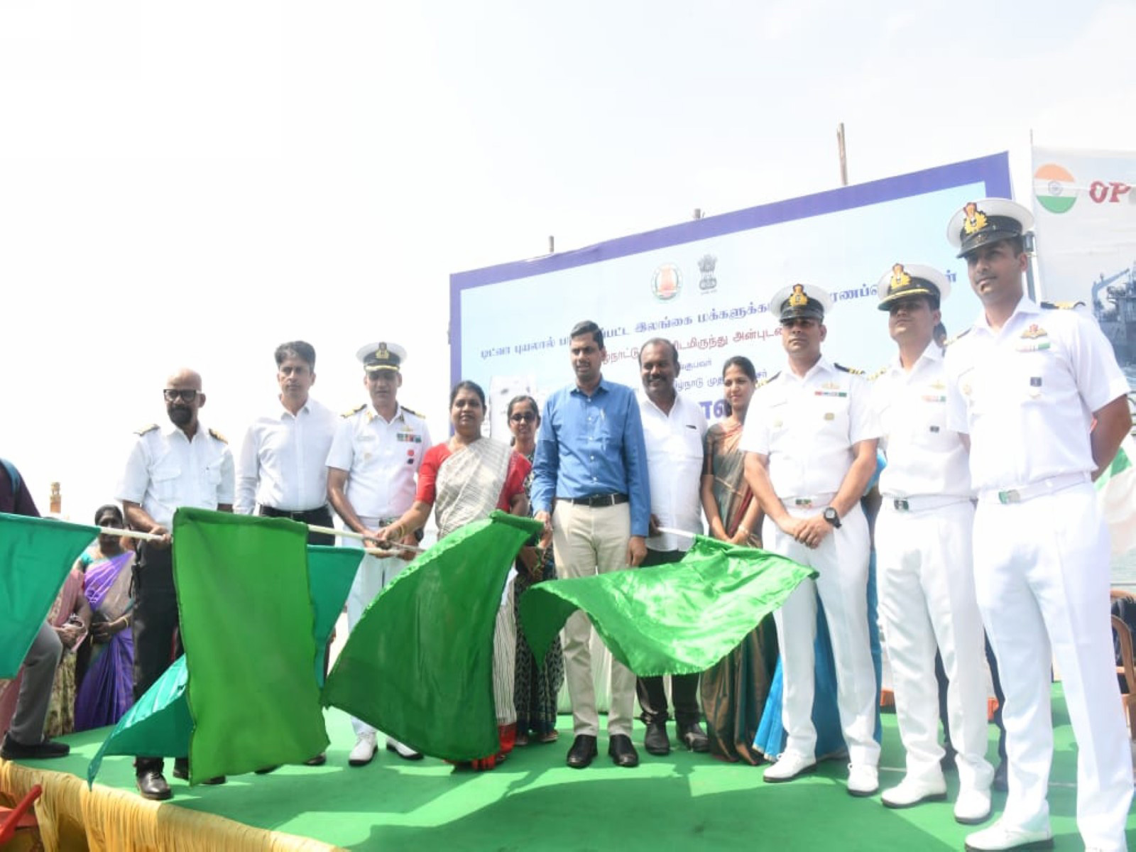 Support from the Tamil Nadu Govt reaches Sri Lanka as relief aid dispatched for Cyclone Ditwah-hit communities (Photo/X@geethajeevandmk)