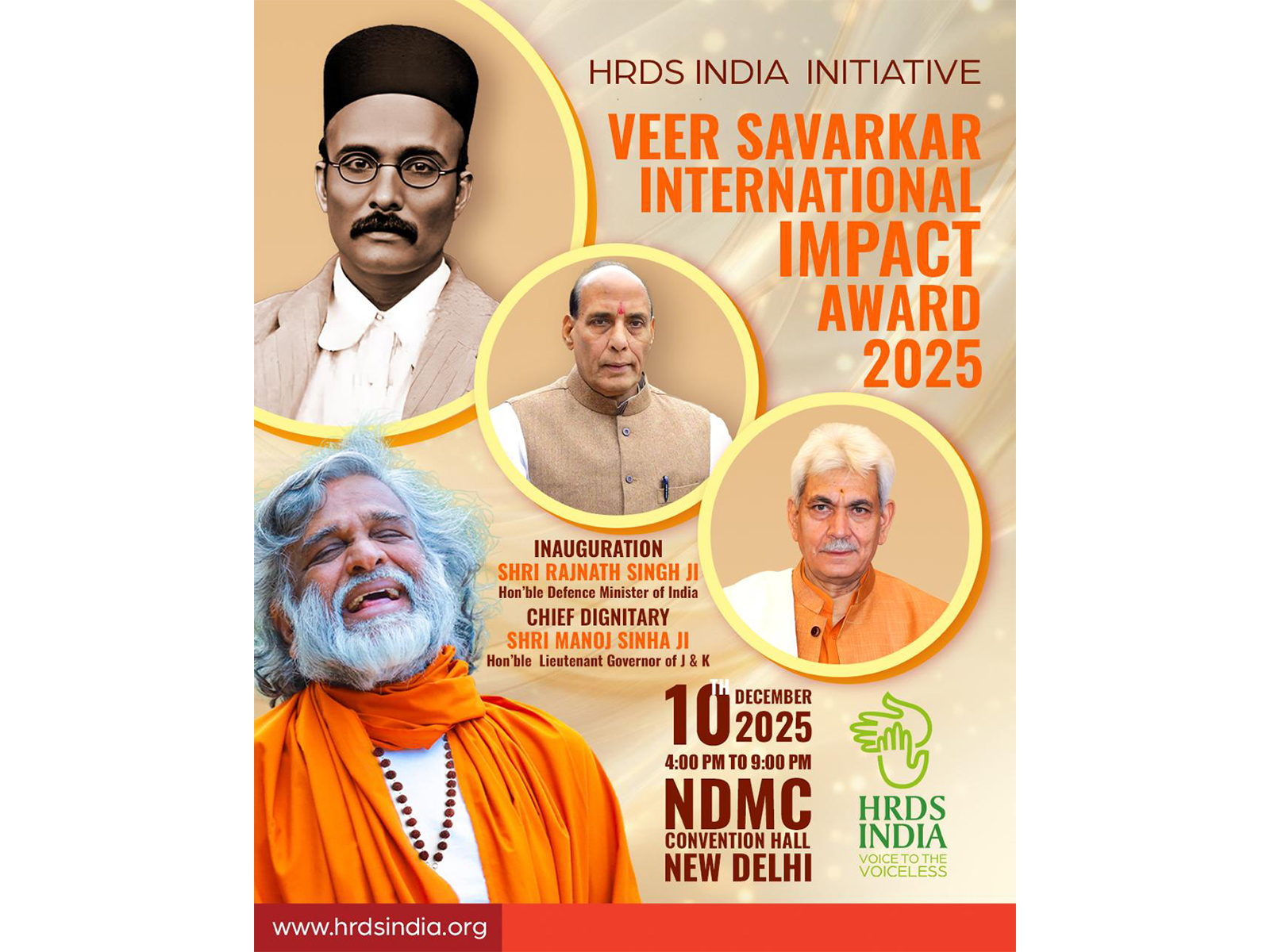 Rajnath Singh to inaugurate Veer Savarkar Impact Awards (Photo/ANI)
