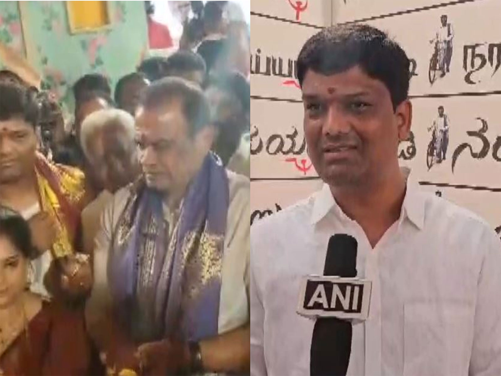 Biopic on Telangana politician Gummadi Narsaiah launched (Photo/ANI) Biopic on Telangana politician Gummadi Narsaiah launched (Photo/ANI)