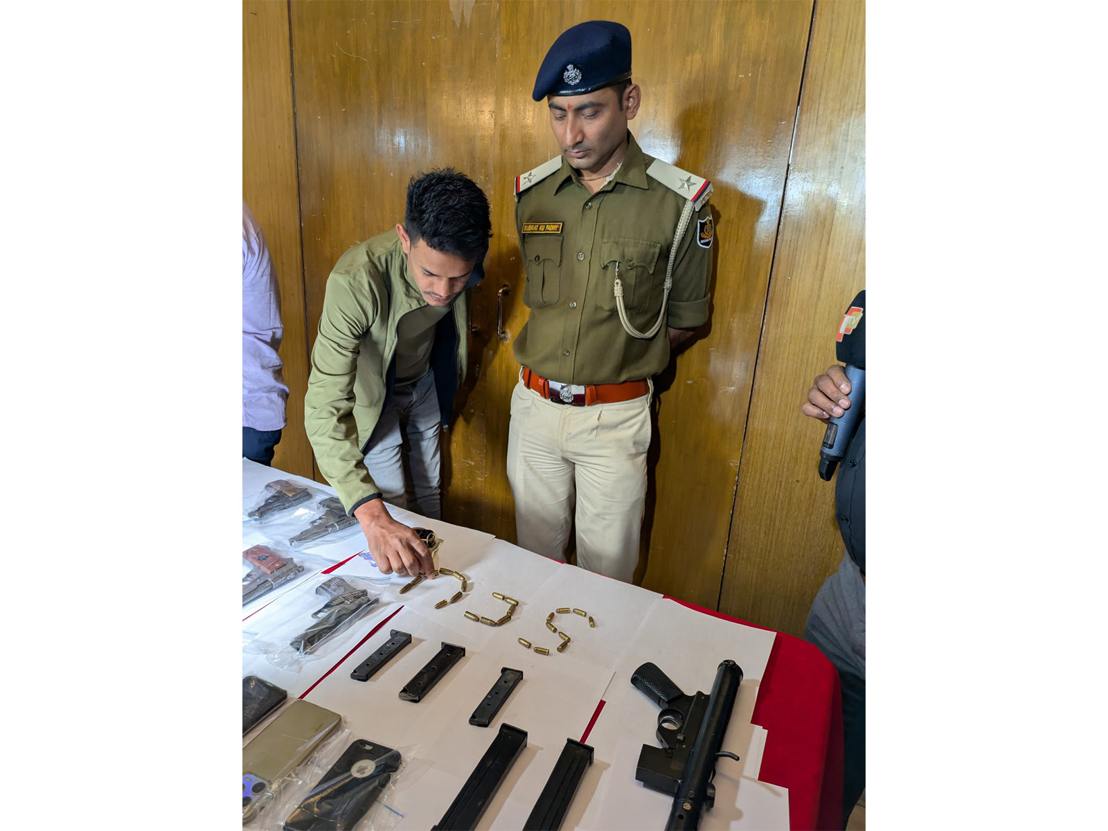 Seized Firearms, Bhubaneshwar (Photo/ANI)