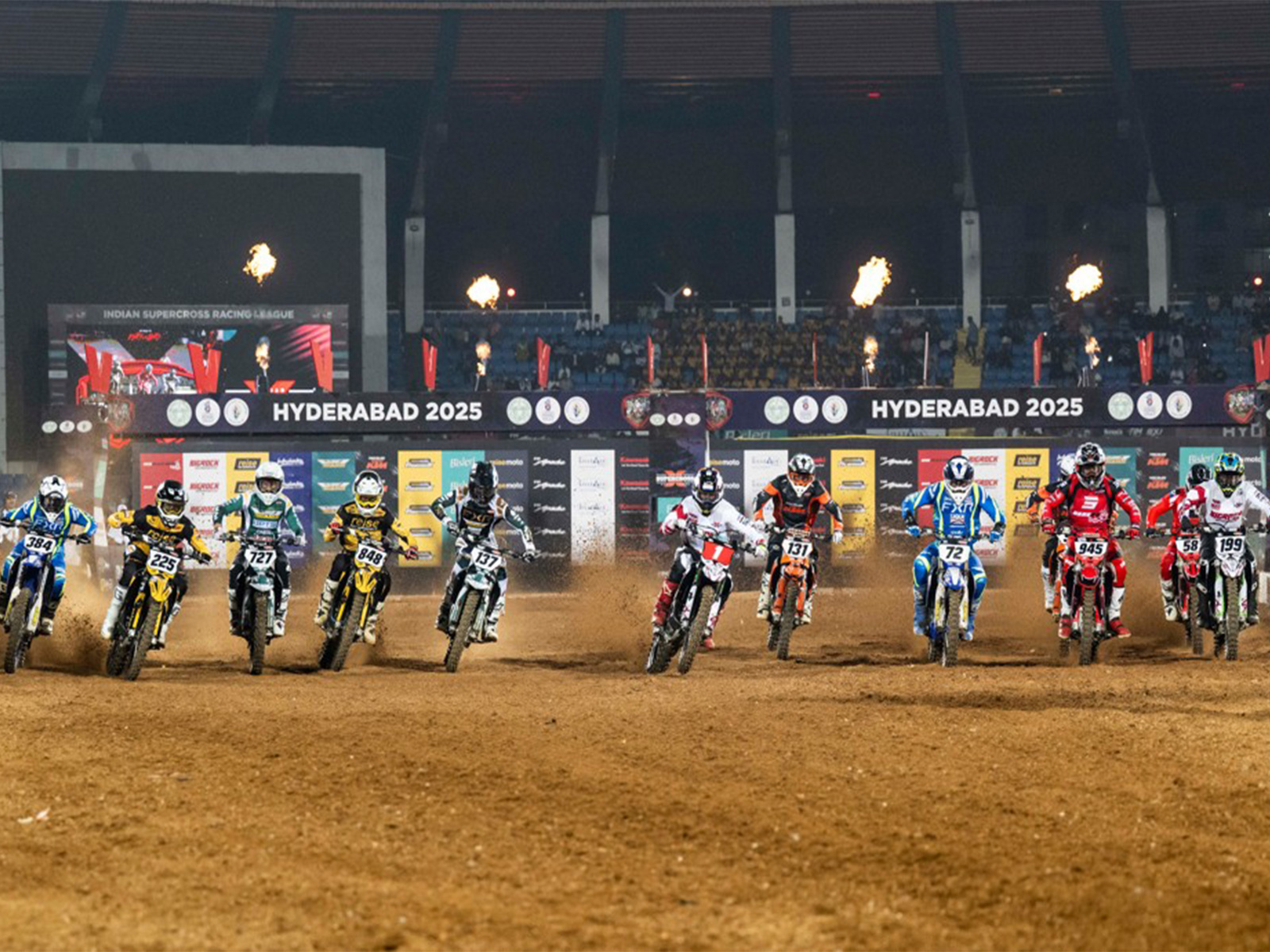 A visual from the action in Hyderabad. (Photo: ISRL)