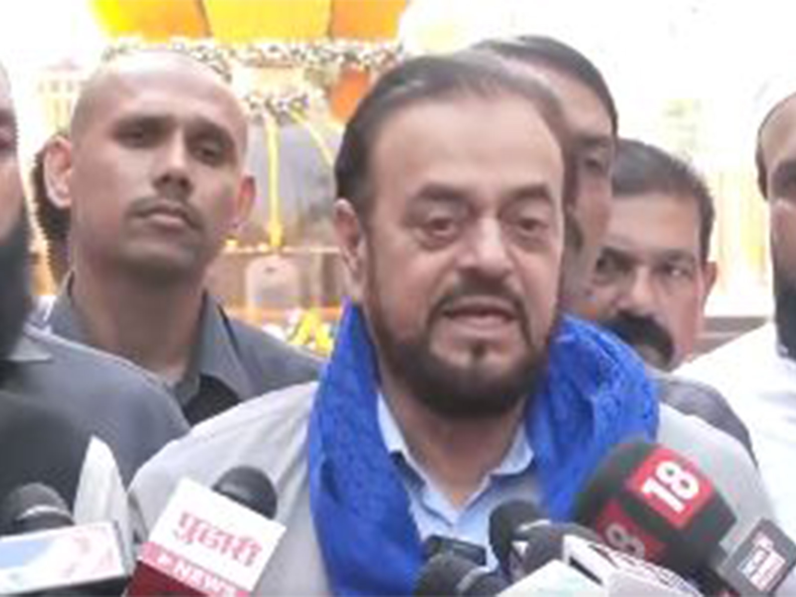 Samajwadi Party leader Abu Asim (Photo/ANI)