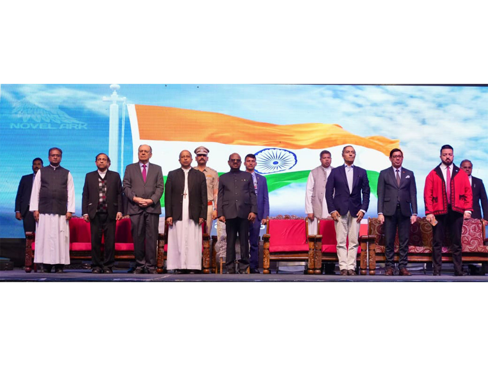 WB Governor Ananda Bose at Delhi’s 5th Kristu Mahotsav (Photos/ANI)