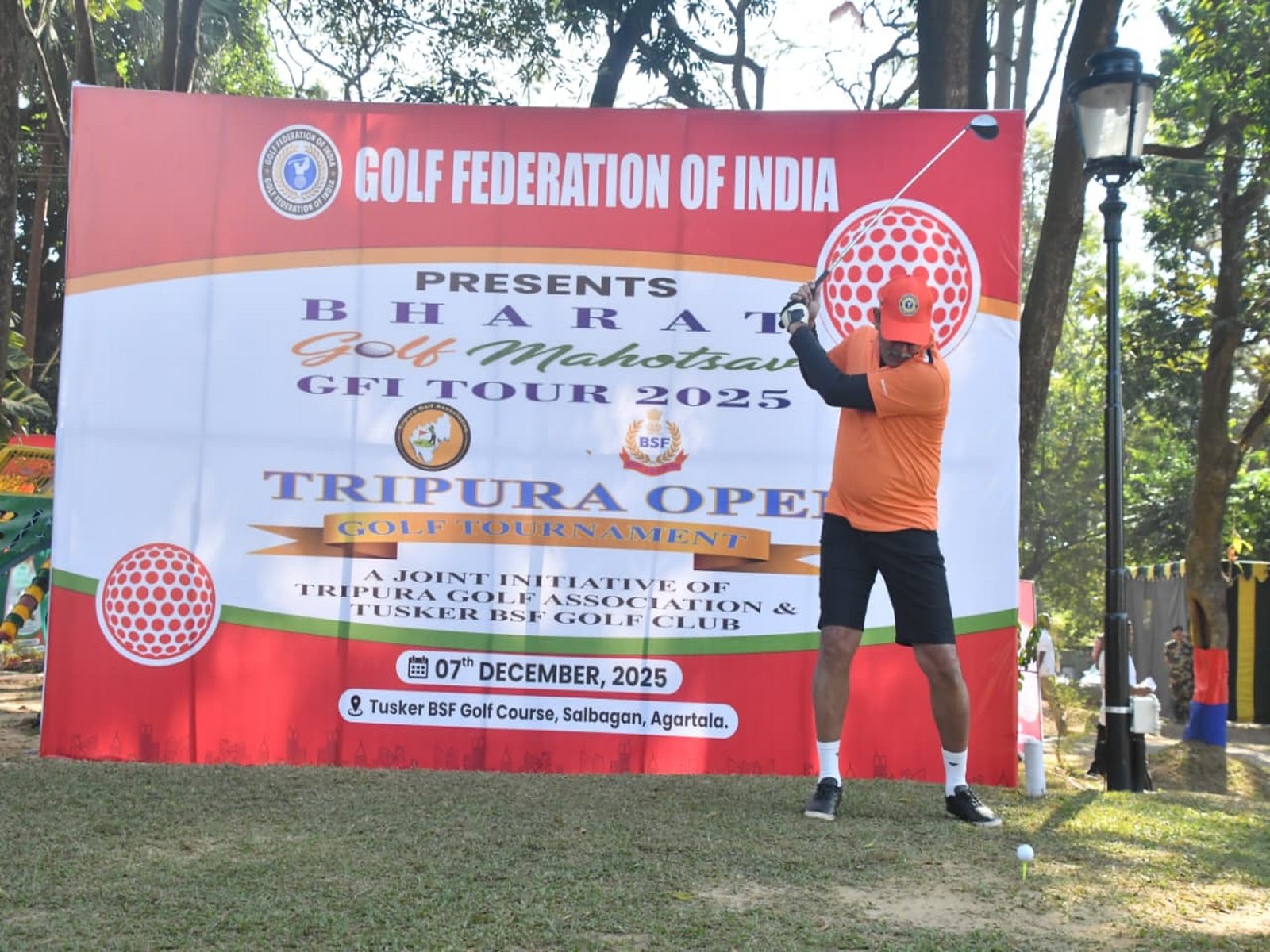 Tripura Open Golf Tournament at Tusker BSF Golf course (Photo: FTR HQ BSF)