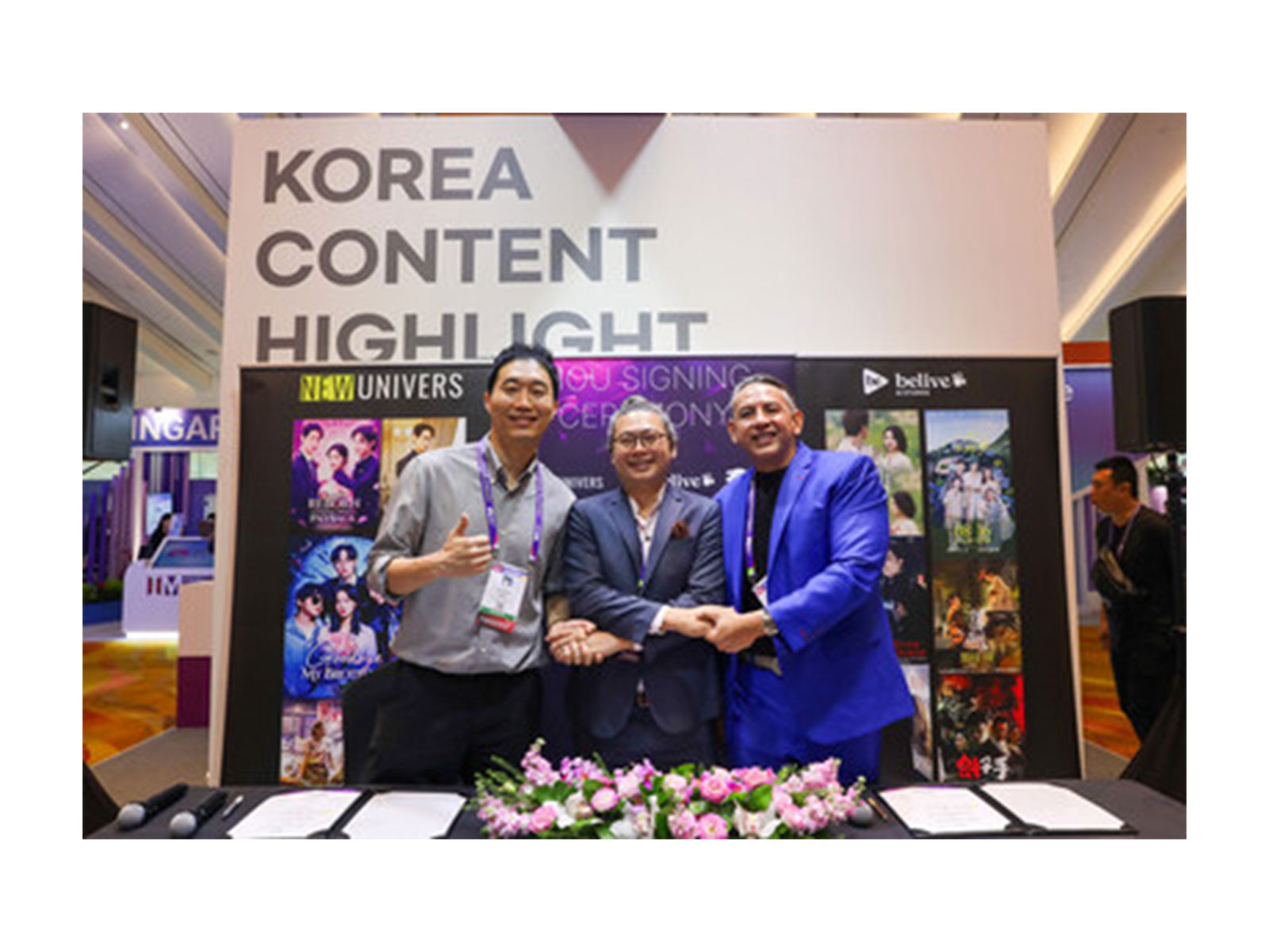 BeLive Studios, NewUnivers and ChopChop Systems Sign Memorandum of Understanding at ATF 2025