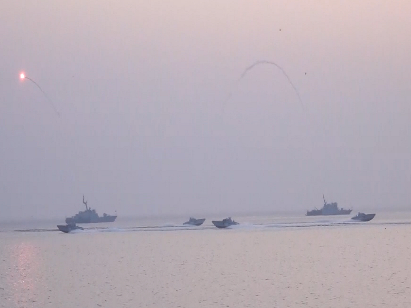 Navy Day celebrations at Porbandar (Photo/ANI)