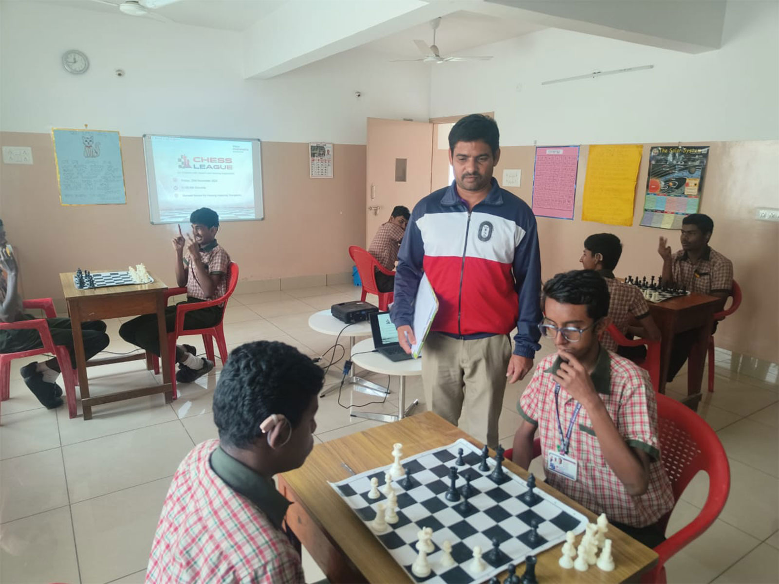 Tech Mahindra Foundation has launched a chess league for speech, hearing impaired children. (Photo: TMF/GCL) 