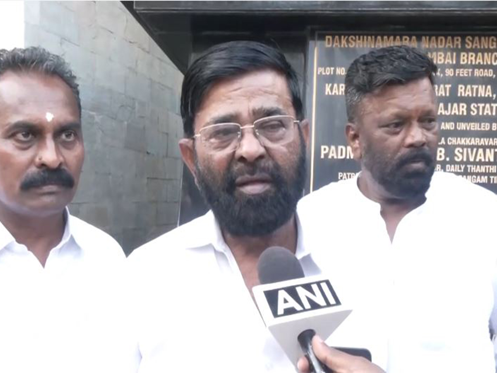 Chairman of Dakshina Mara Nadar Sangam, Tirunelveli, Mumbai Branch, MS Kasilingam Nadar (Photo/ANI)