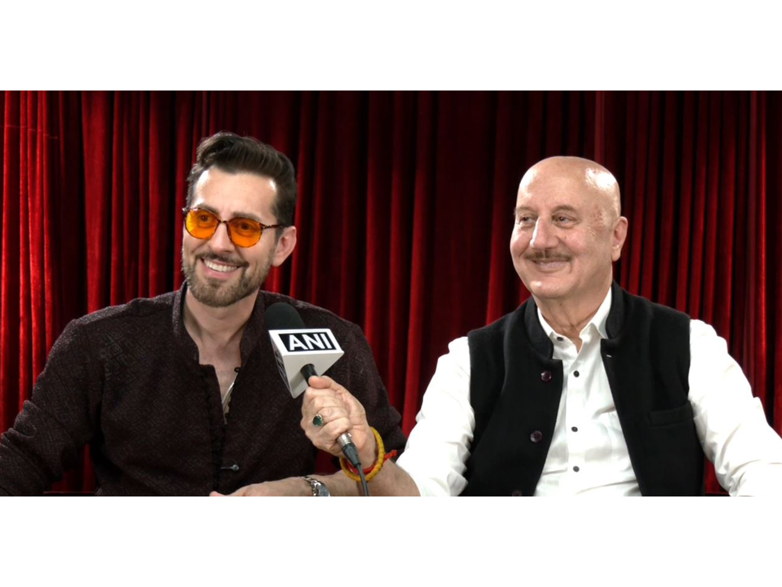 Max Amini and Anupam Kher (Photo/ANI)