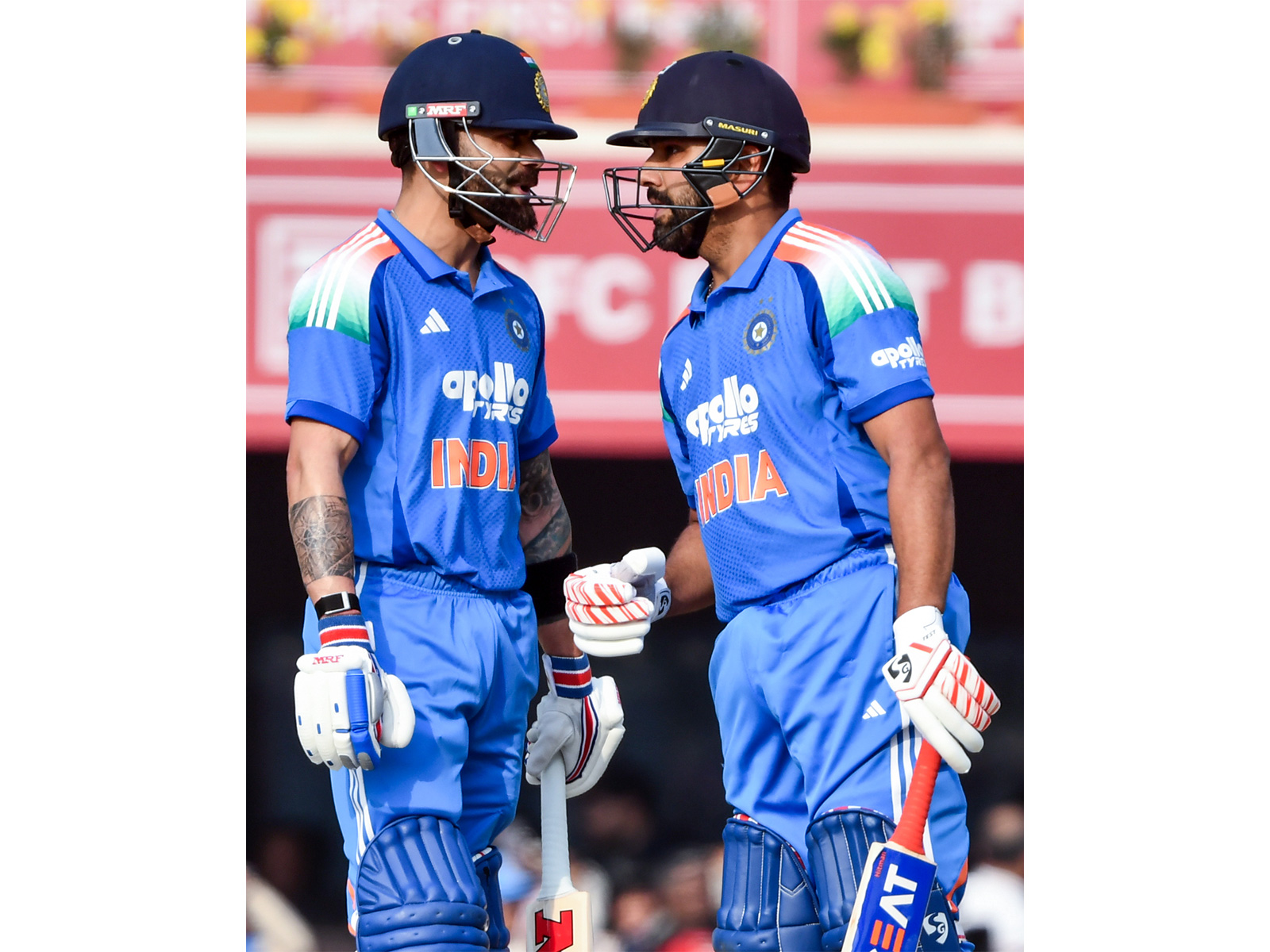 Virat Kohli and Rohit Sharma. (Photo: ANI)