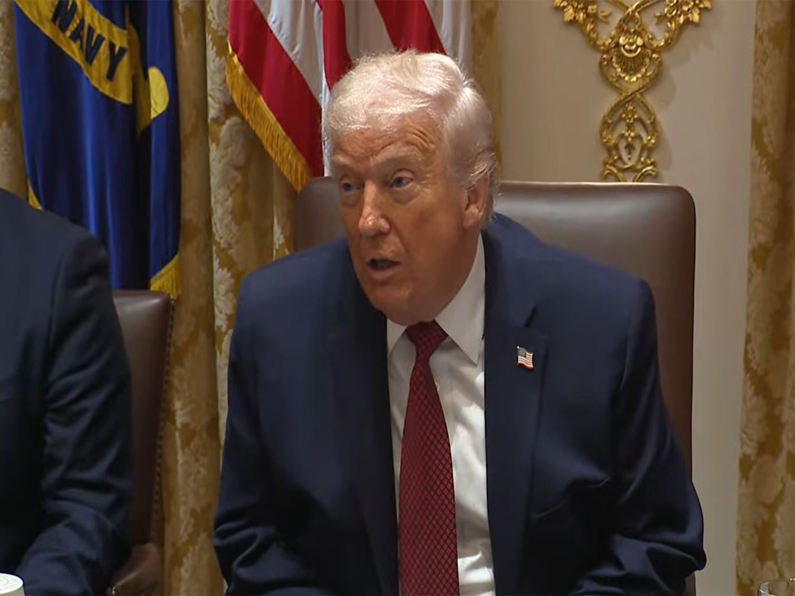 US President Donald Trump speaks at the White House (Image Source: The White House/YouTube)