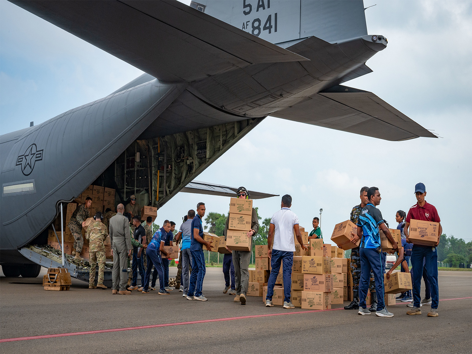 US Air Force Airmen arrived in Sri Lanka to assist with Cyclone Ditwah response efforts (Photo/ US Indo-Pacific Command)