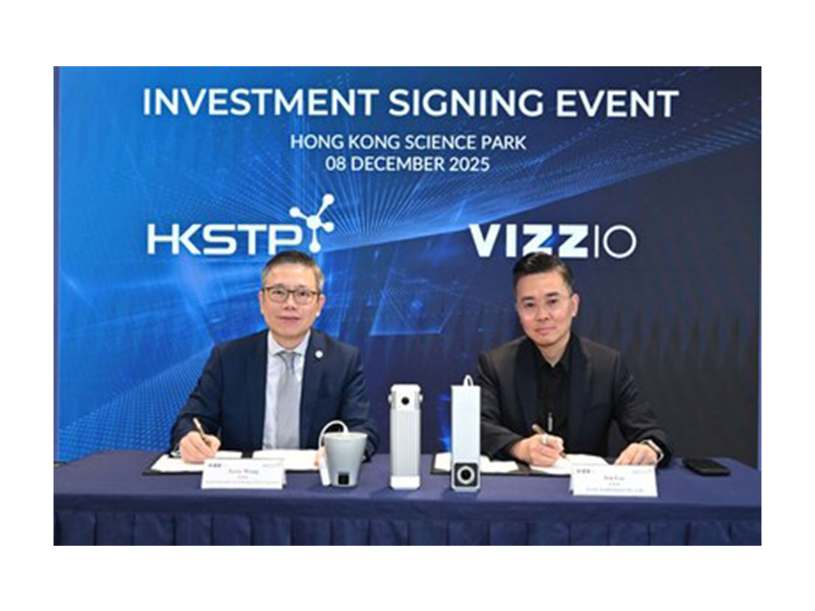 HKSTP Makes Strategic Investment in Singapore Technology Company Vizzio; Forges Innovation Pact to Power Next-Generation AI and Smart City