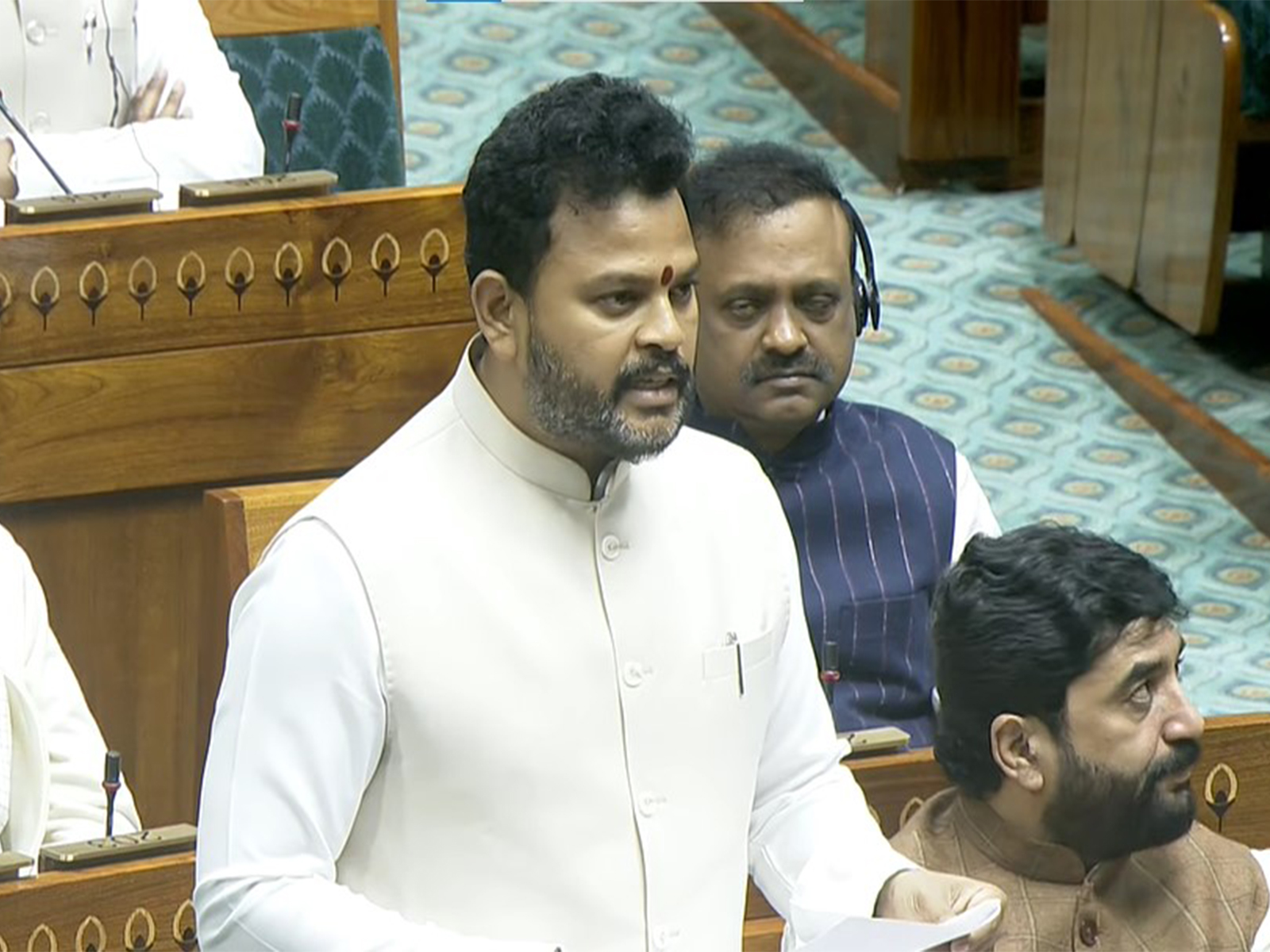 Civil Aviation Minister Ram Mohan Naidu Kinjarapu (Photo/SansadTV)