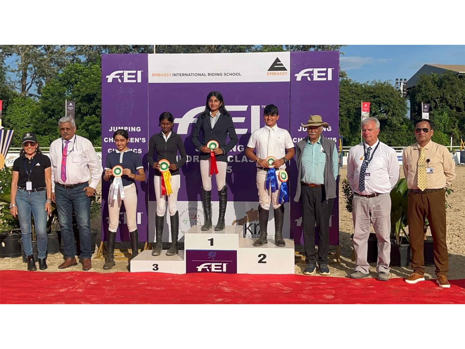 Team India clinches gold at FEI Children’s Classic Silver Tour