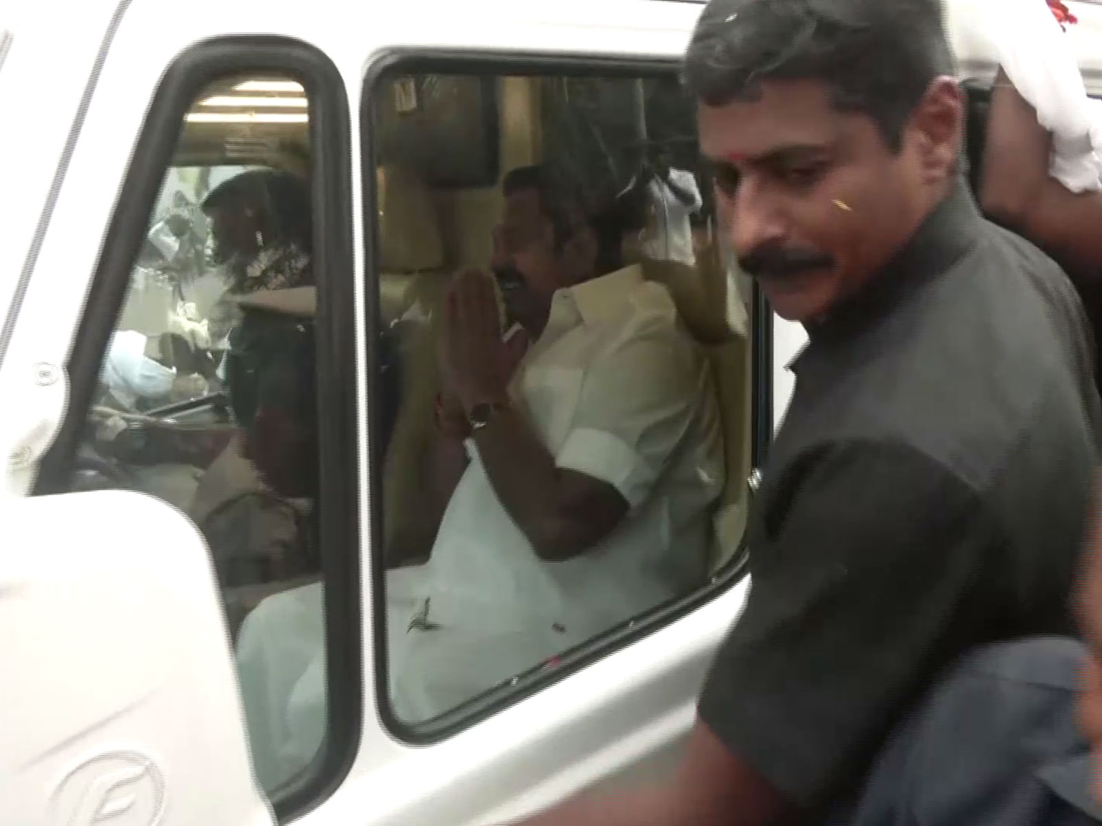 Tamil Nadu LoP Edappadi Palaniswami arrives for AIADMK General Council meeting in Chennai ( Photo/ANI)