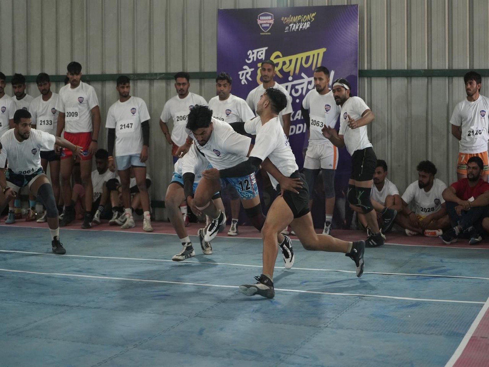 Kabbadi players in action. (Photo: KCL)