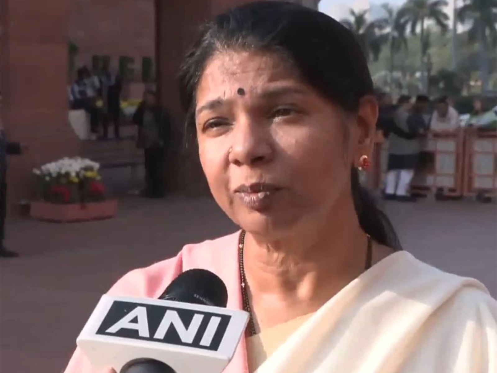 DMK MP Kanomozhi (Photo/ANI) DMK MP Kanomozhi (Photo/ANI)