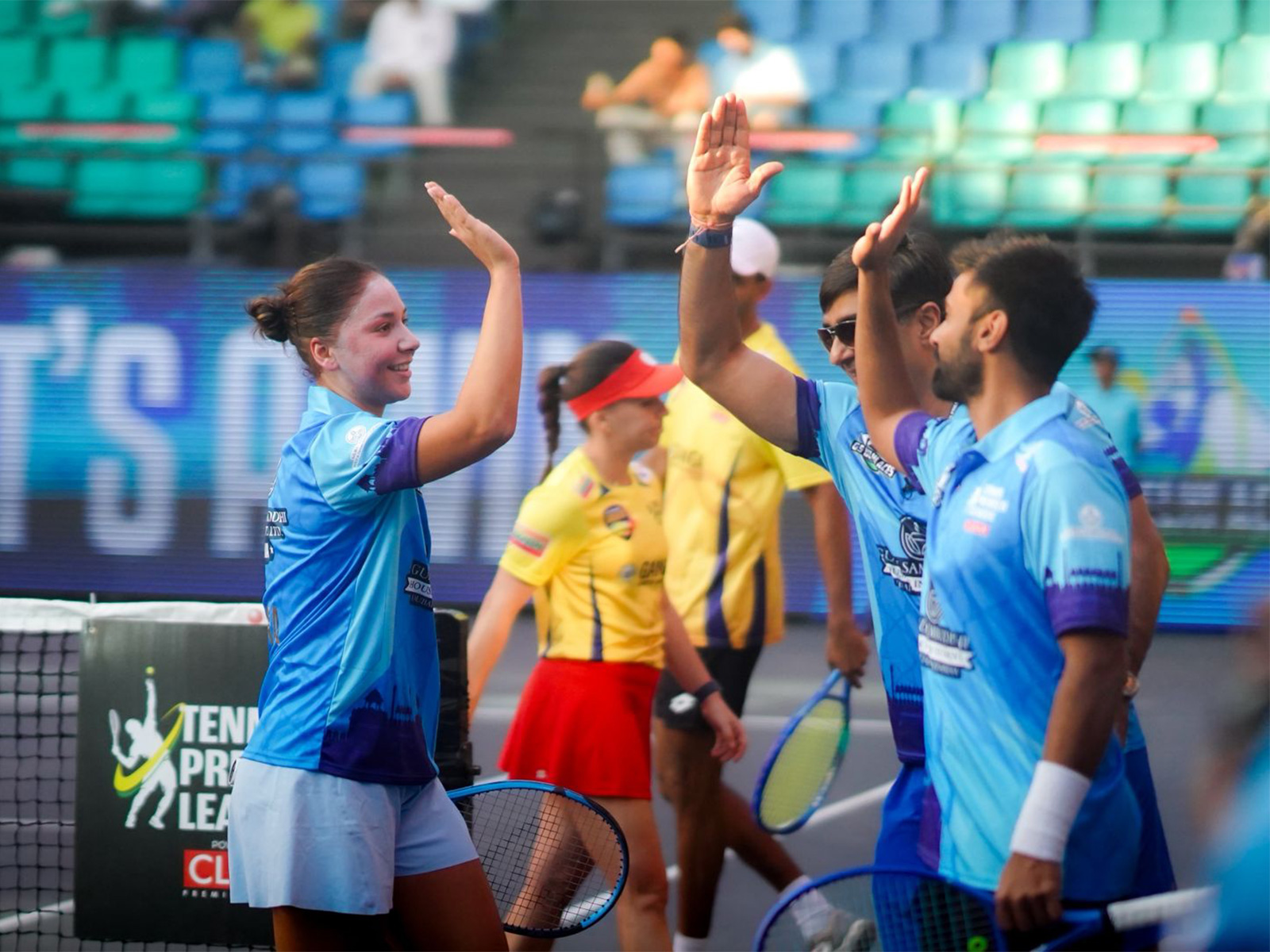  GS Delhi Aces players (Photo: TPL)