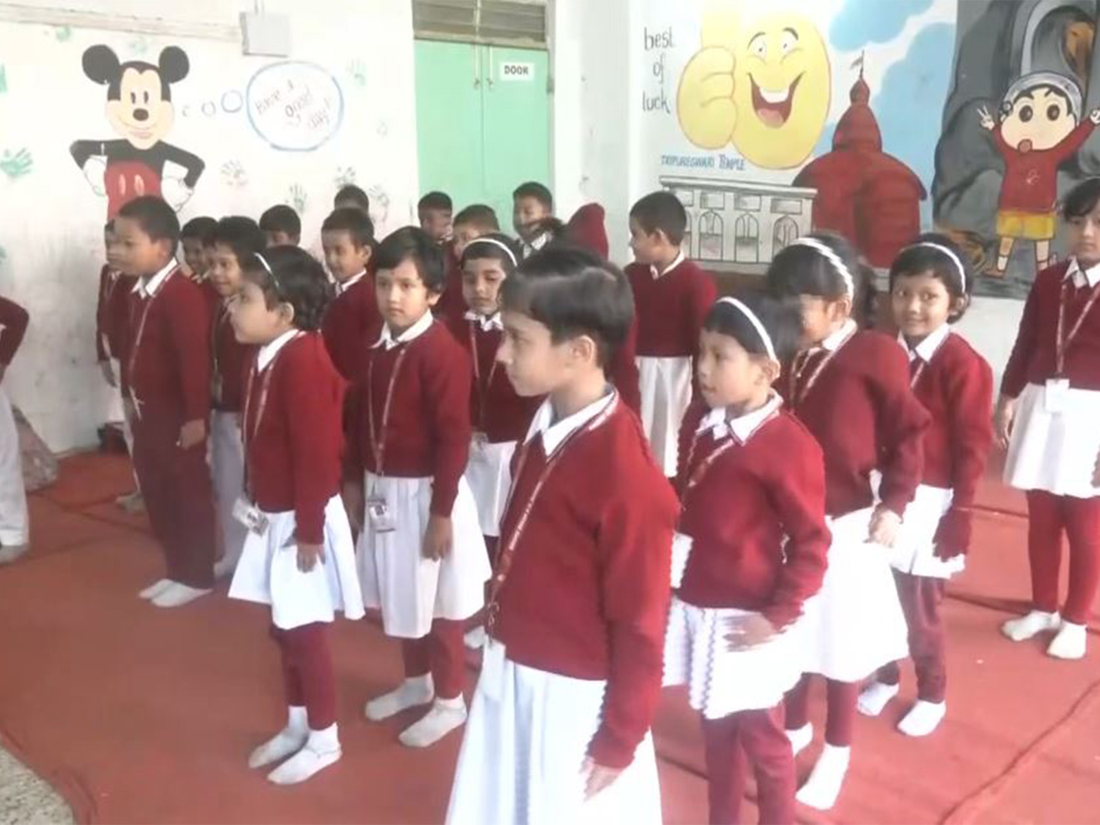 Young school students participating in enjoyable activities at the NIPUN fes (Photo/ANI)