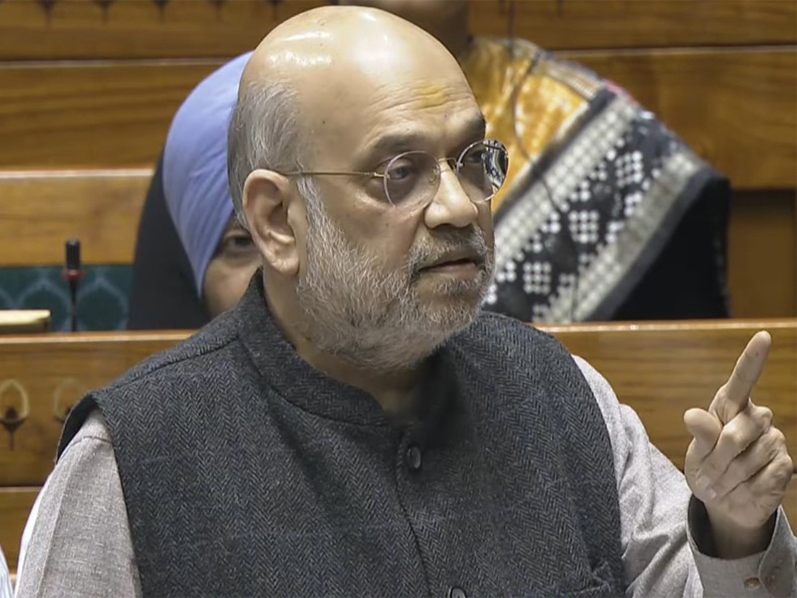 Union Home Minister Amit Shah (Photo/Sansad TV)