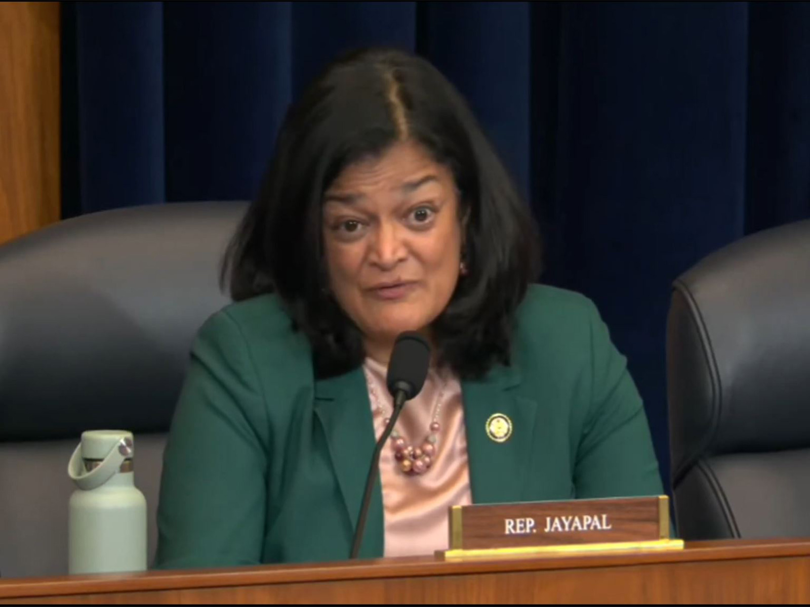 United States Representative Pramila Jayapal (Image Source: House Foreign Affairs Committee Republicans/YouTube)