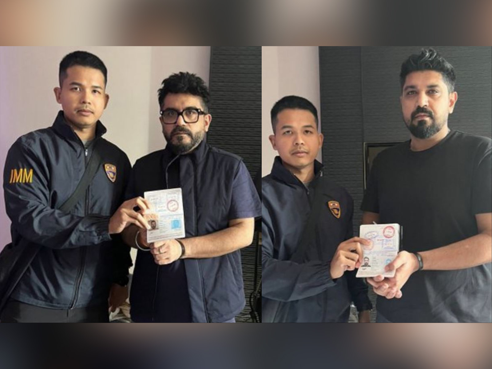 Gaurav Luthra and Saurabh Luthra in detention in Thailand (Photo/Thailand Police)