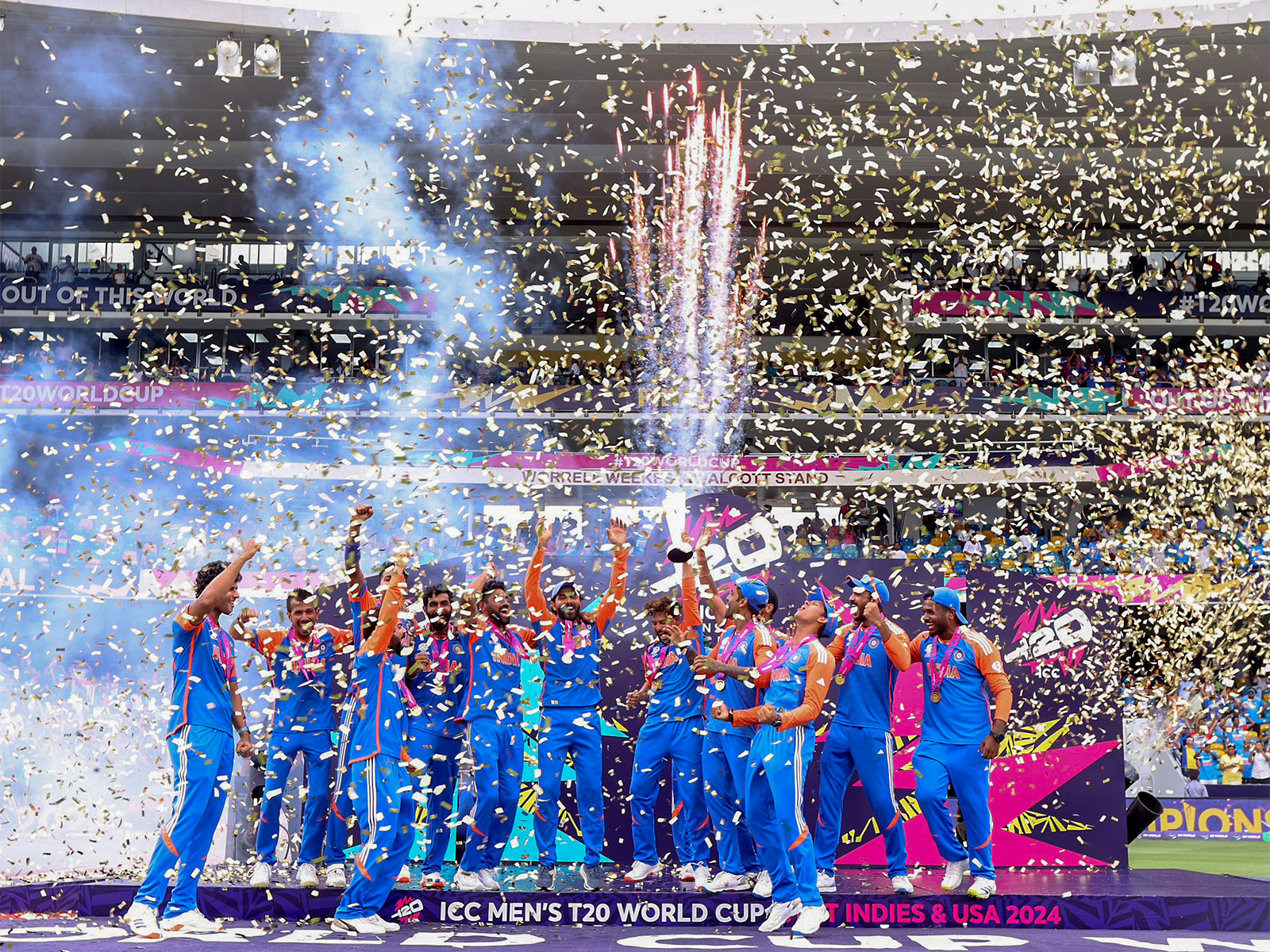 ICC T20 World Cup 2024 champions. (Photo: ICC)