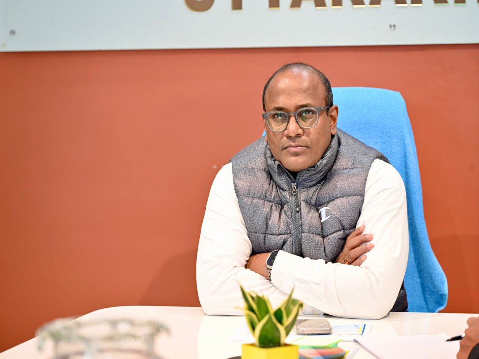 Uttarakhand Chief Electoral Officer BVRC Purushottam (Photo/ANI)