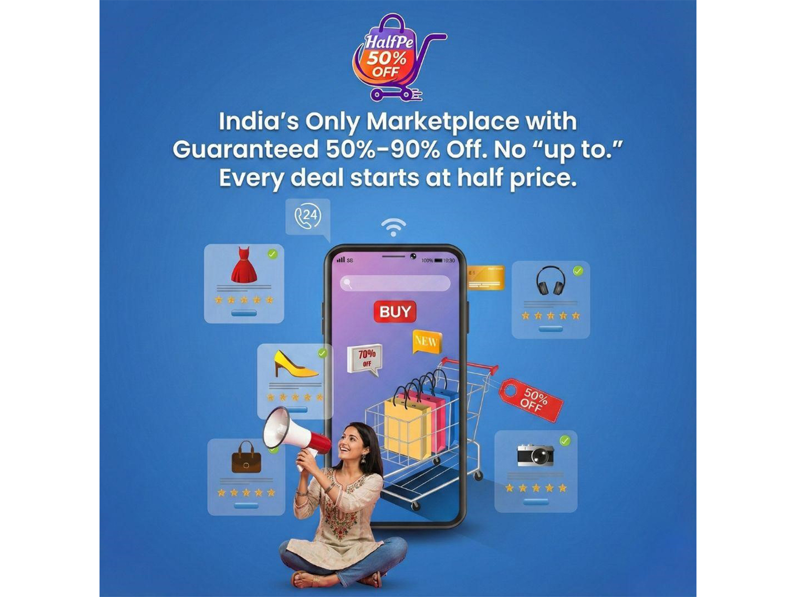 HalfPe.com: The Platform Transforming India’s Shopping Culture With Discounts Starting at 50% and Going Up to 90% Off
