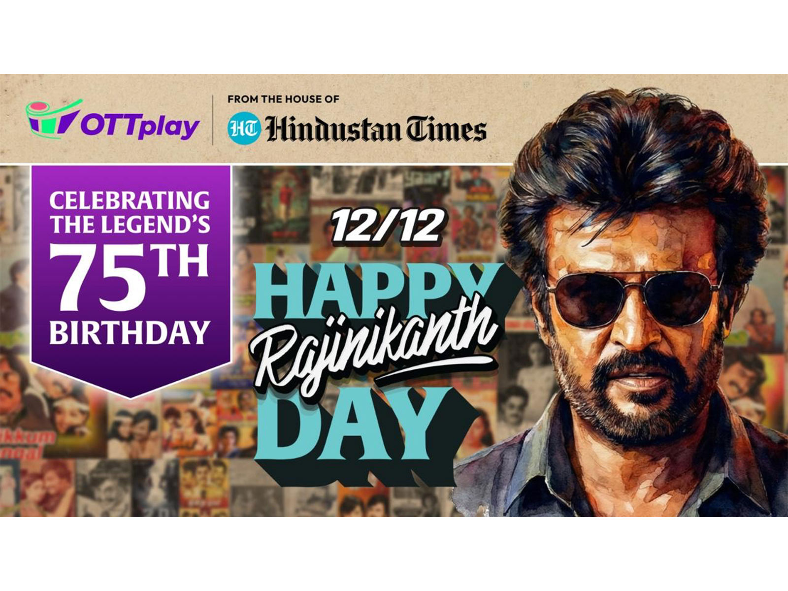 A full-page tribute in Hindustan Times marks the 75th birthday of Indian cinema’s biggest phenomenon