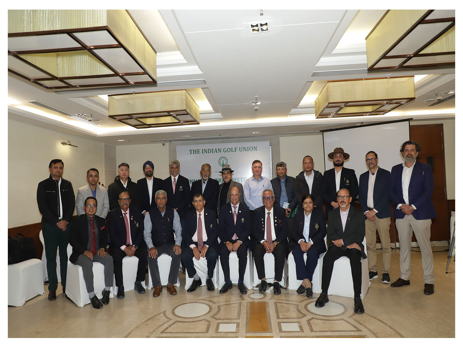Indian Golf Union Office Bearers and Council Members after the 65th Annual General Meeting (Photo: IGU)