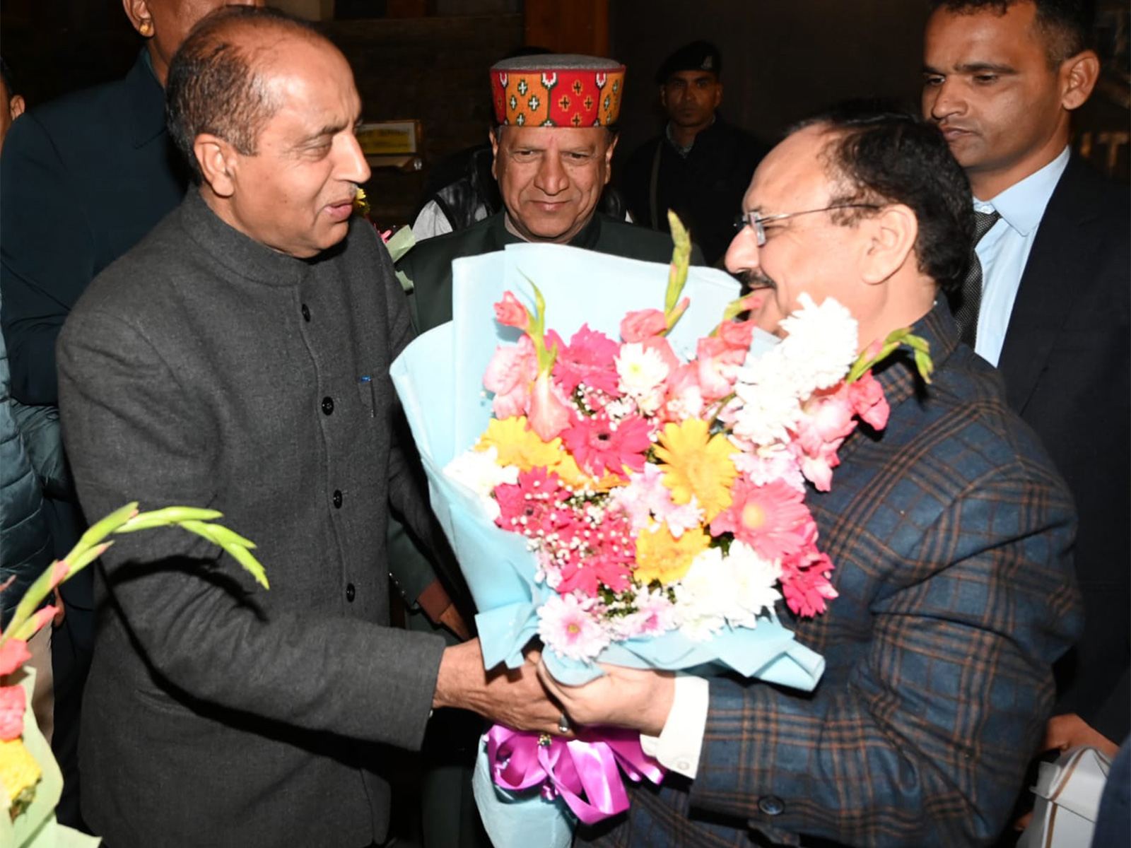 BJP National President JP Nadda, Shimla visit (Photo/ANI)