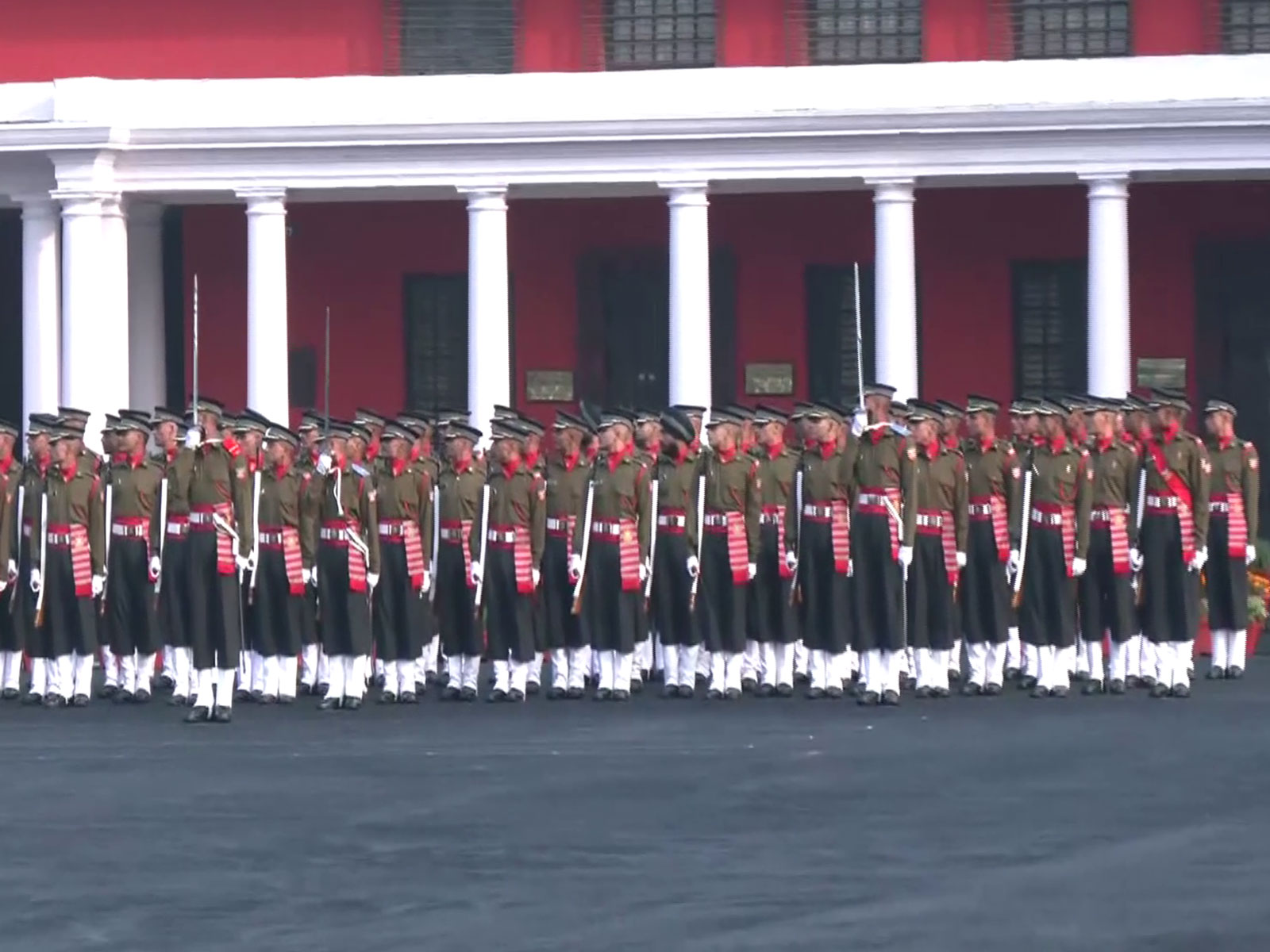 The Passing Out Parade underway ay IMA (Photo/ANI)