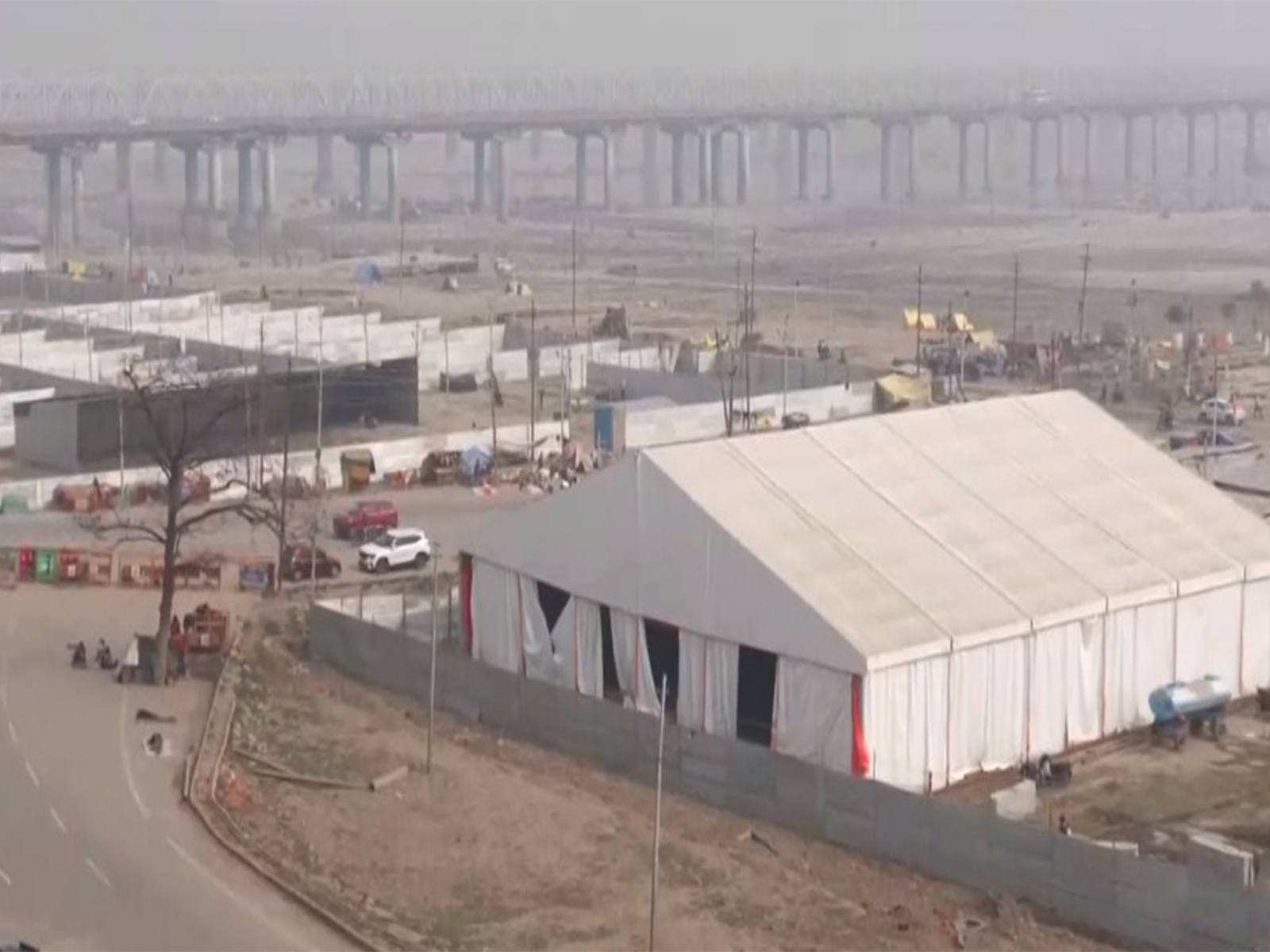 Preparations for Magh Mela 2026 (Photo/ANI)