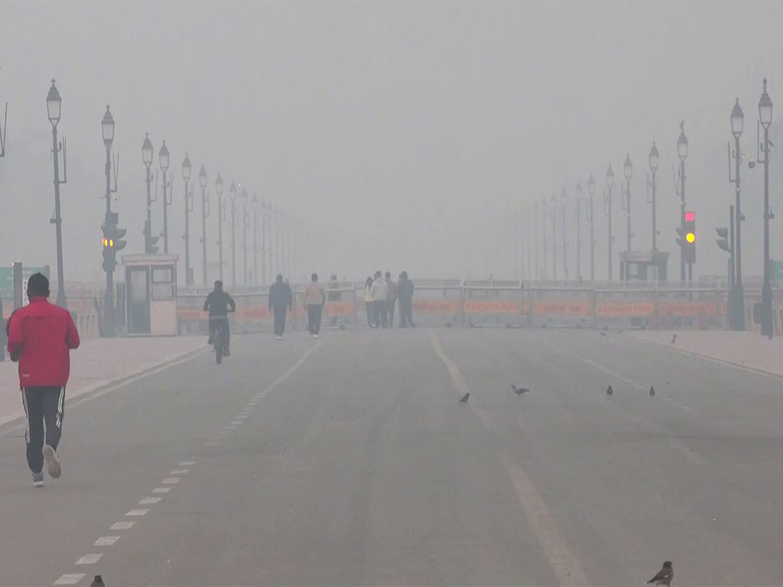 Toxic smog engulfs Kartavya Path (File Photo/ANI)
