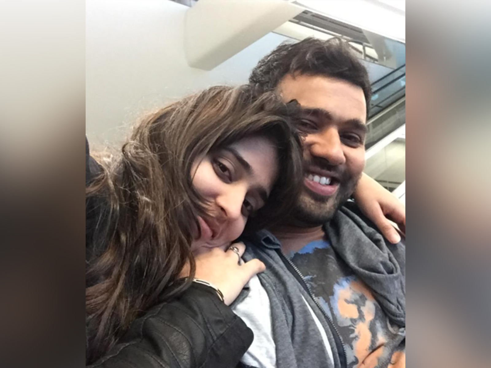 Cricketer Rohit Sharma with his wife Ritika (Image source: Rohit's Instagram)