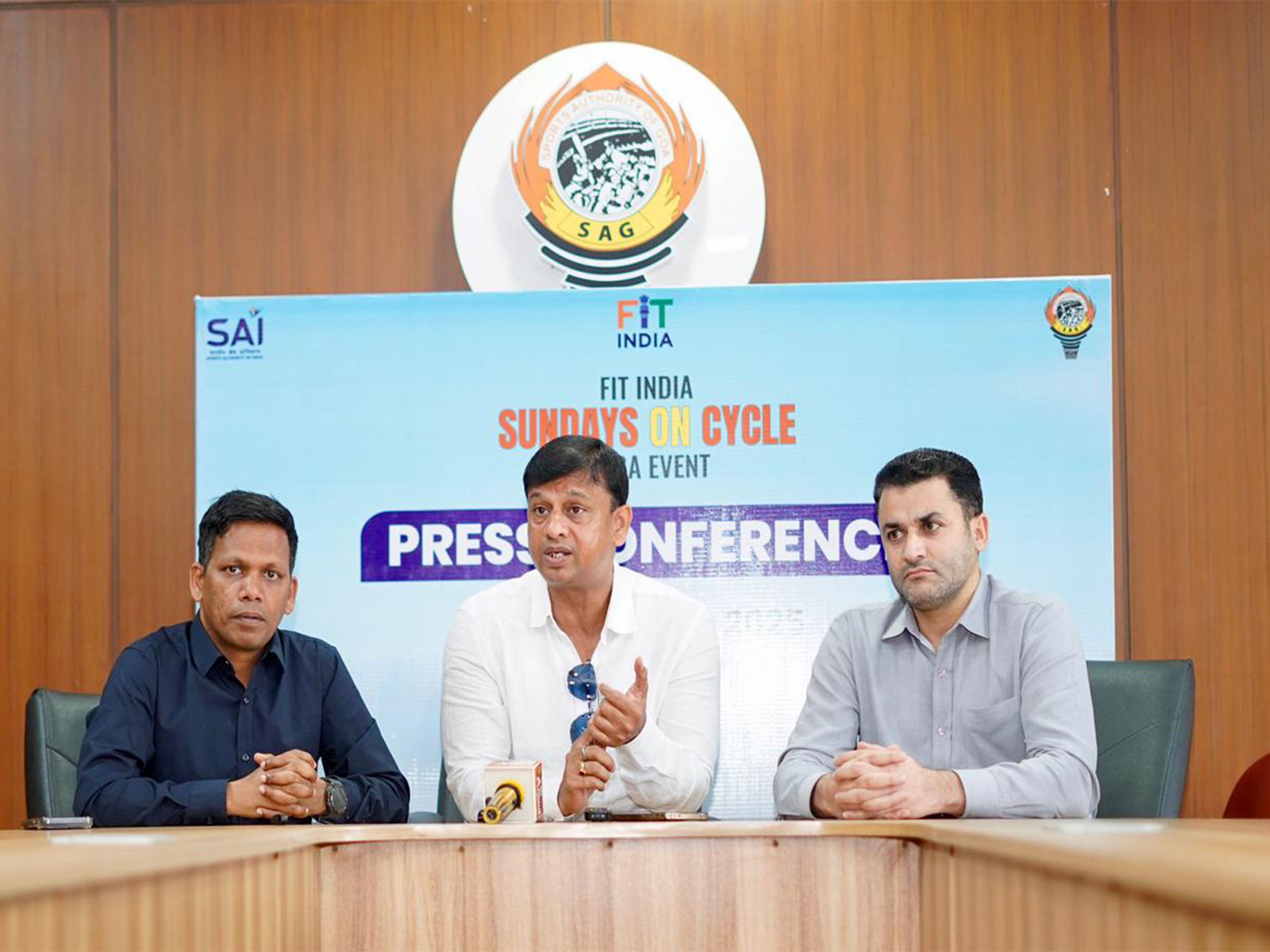 A visual from the press conference. (Photo: SAI Media)