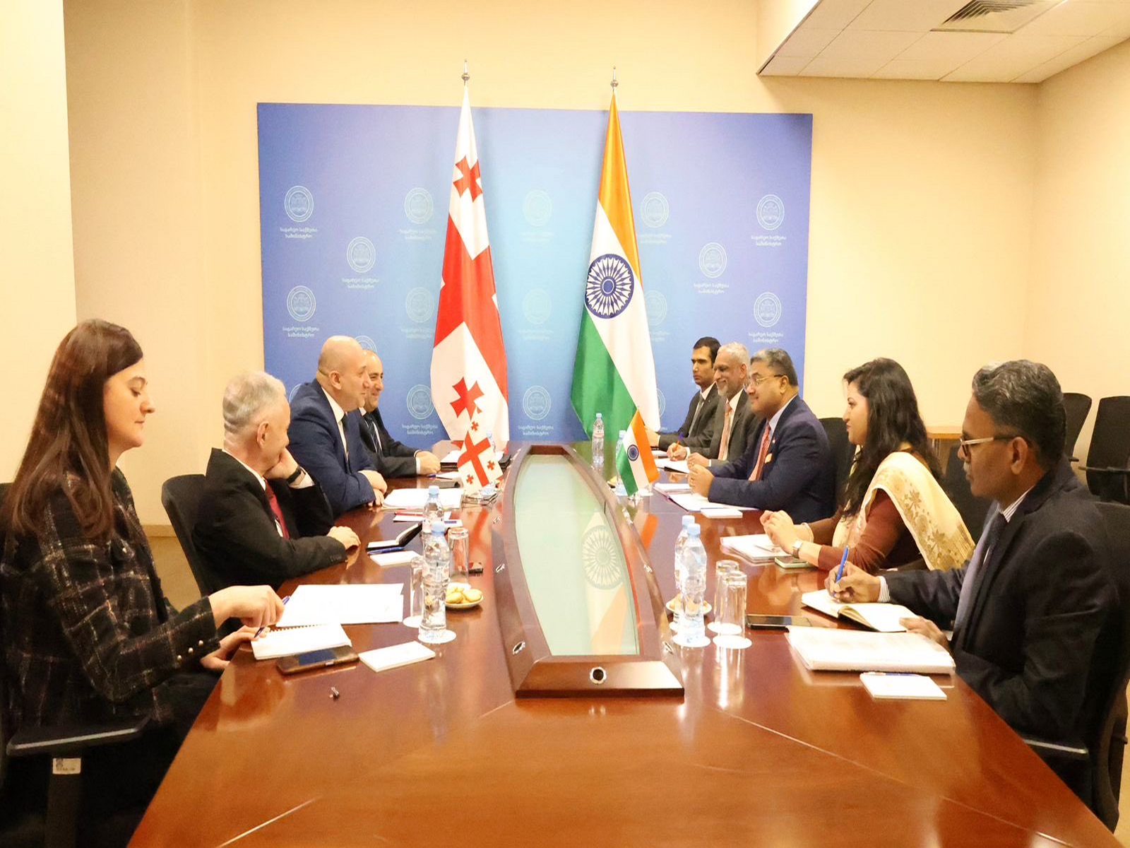 India, Georgia review bilateral relations at 8th Foreign Office Consultations (Photo/X@MEAIndia)