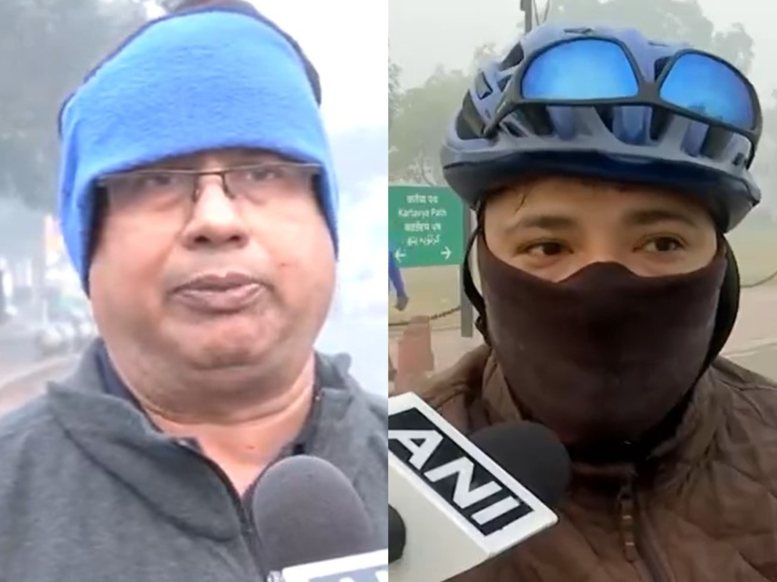 Residents voice concern over severe air quality index in Delhi. (Photo/ANI) Residents voice concern over severe air quality index in Delhi. (Photo/ANI)