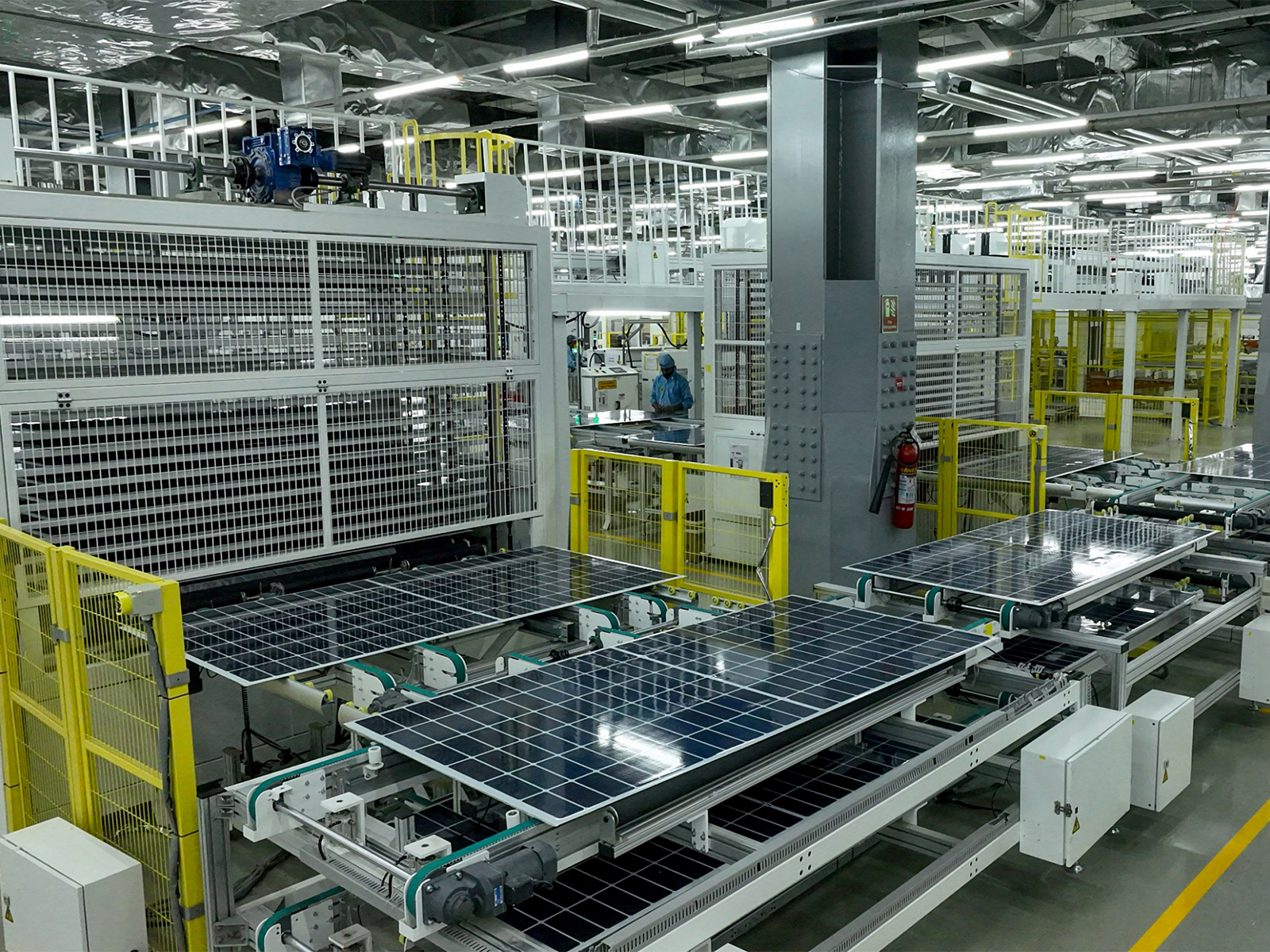 A Solar PV ( photovoltaic) manufacturing unit (File Photo/ANI)