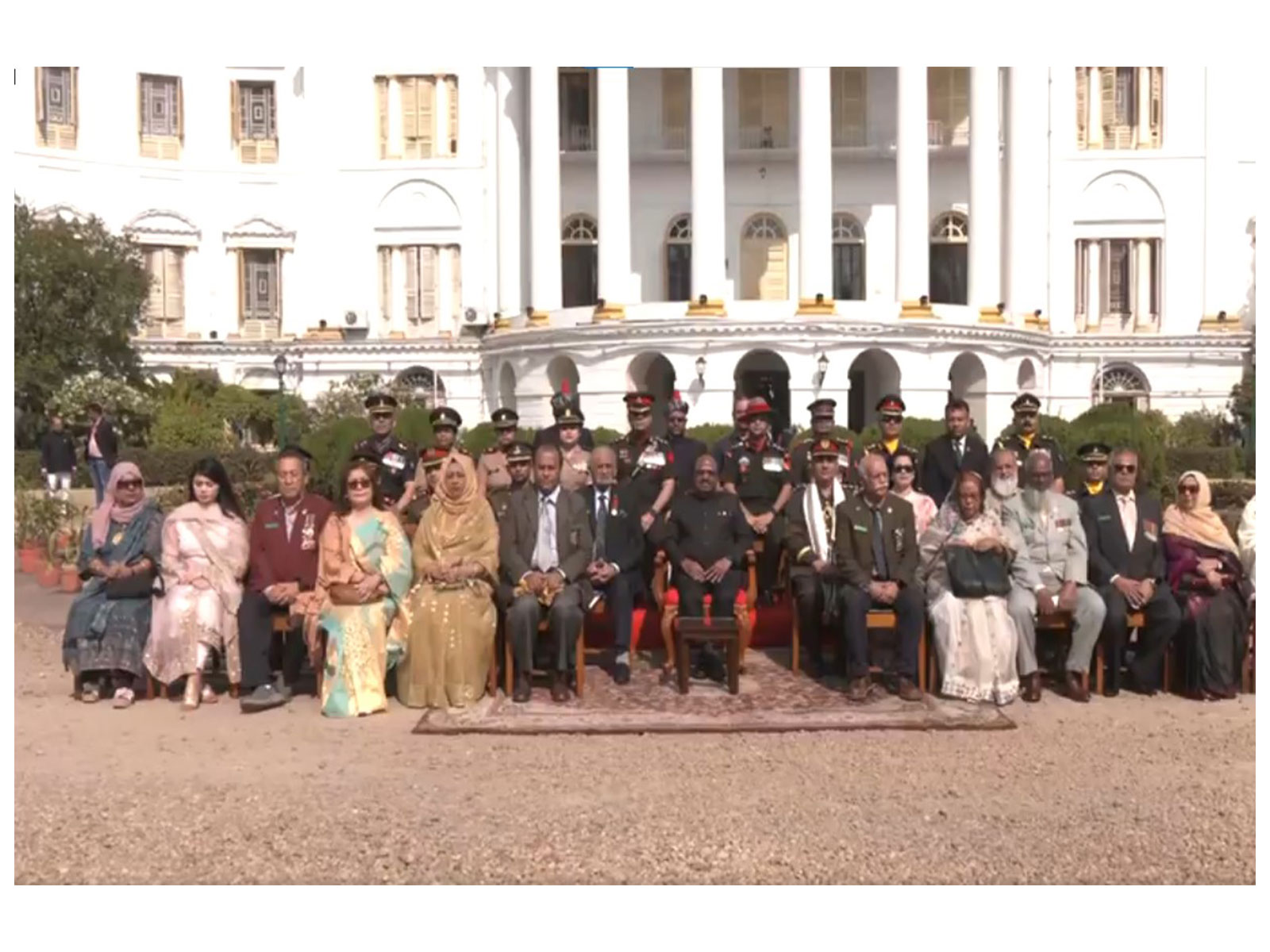 West Bengal Governor CV Ananda Bose interacted with Mukti Jodhas, veterans of Bangladesh’s Liberation War, at Lok Bhavan ahead of Vijay Diwas (Photo/ANI) West Bengal Governor CV Ananda Bose interacted with Mukti Jodhas, veterans of Bangladesh’s Liberation War, at Lok Bhavan ahead of Vijay Diwas (Photo/ANI)