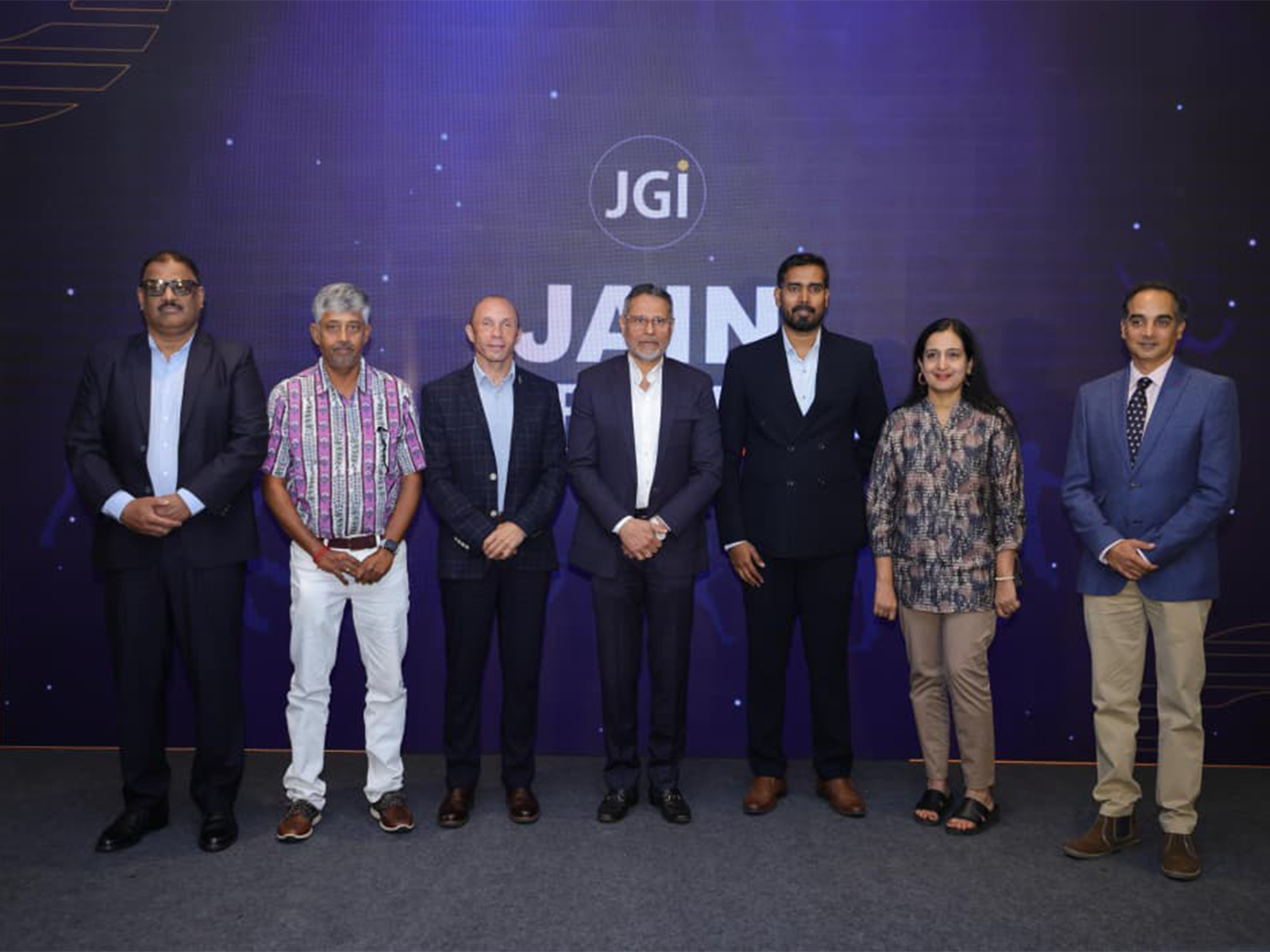 Chenraj Roychand along with other delegates. (Photo: Jain Sports)