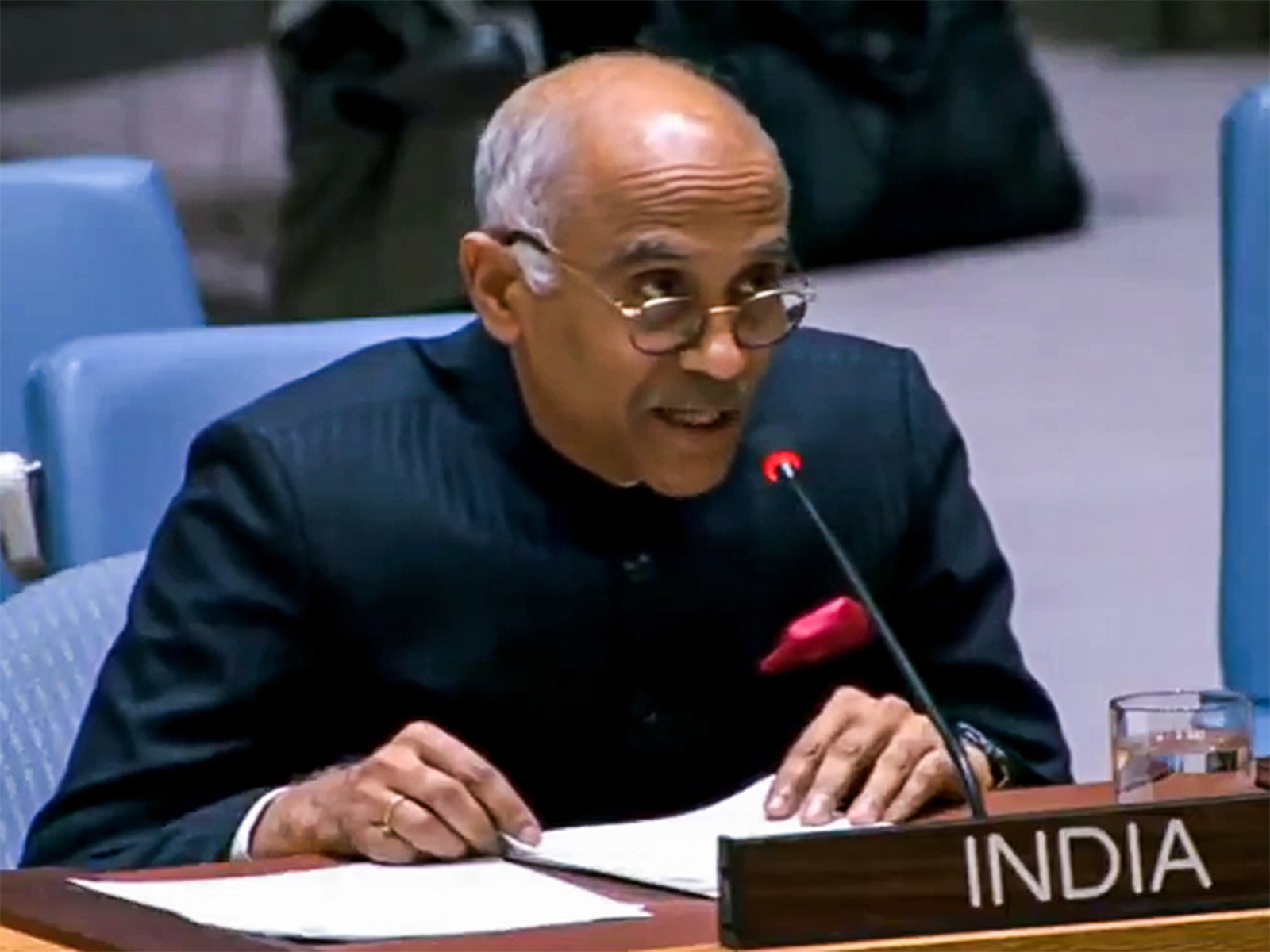 India's Permanent Representative to the UN, Ambassador Harish Parvathaneni (File Photo/ANI)