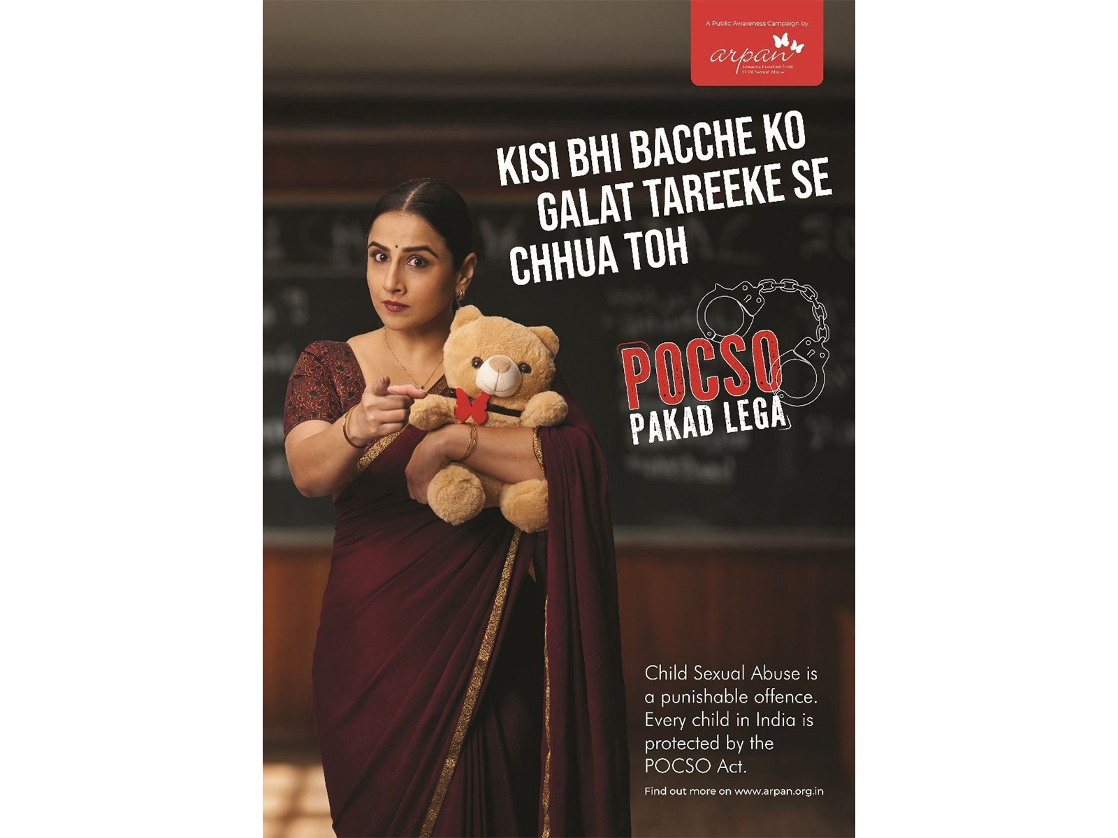 Arpan NGO’s Child Safety Week 2025 With Vidya Balan Achieves 165+ Million Reach in a Nationwide Movement Targeting Offenders