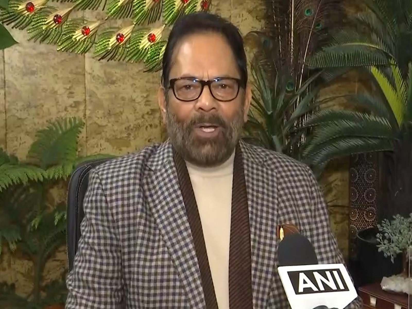 BJP leader Mukhtar Abbas Naqvi (Photo/ANI)