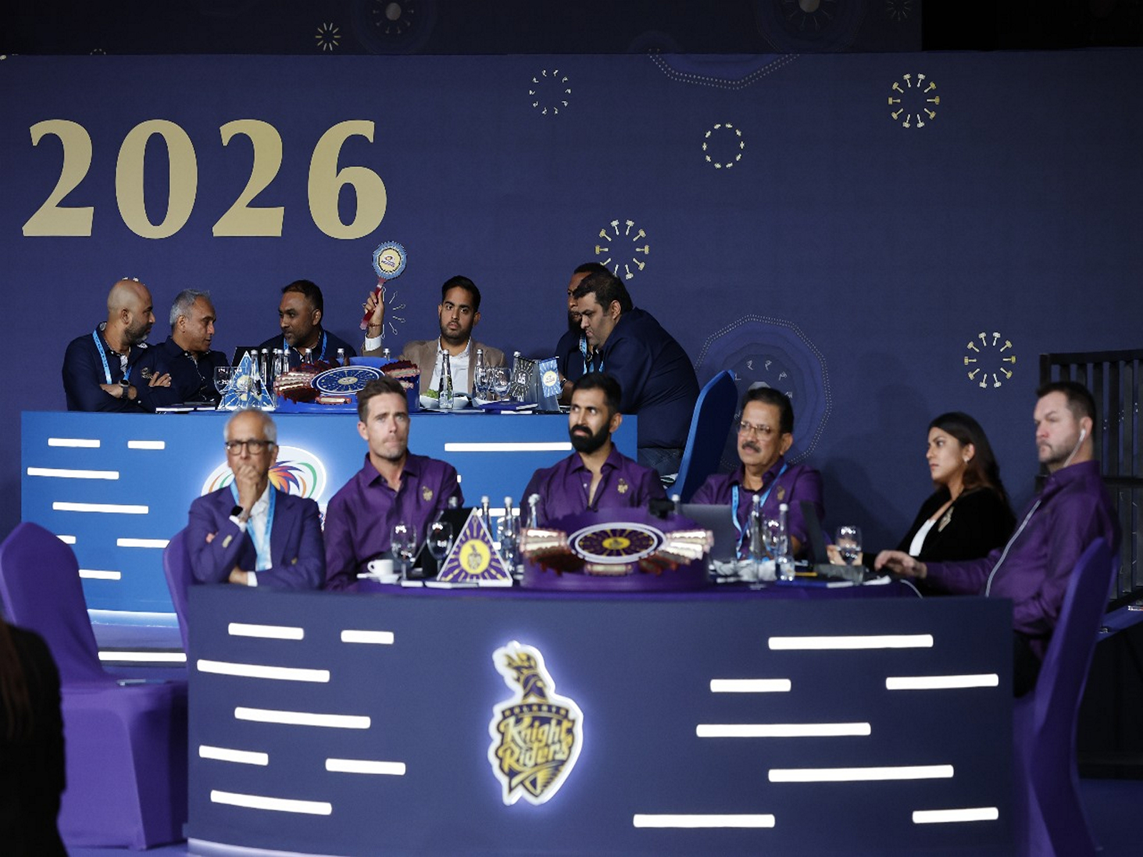 KKR's masterminds at the IPL auction (Photo: KKR)