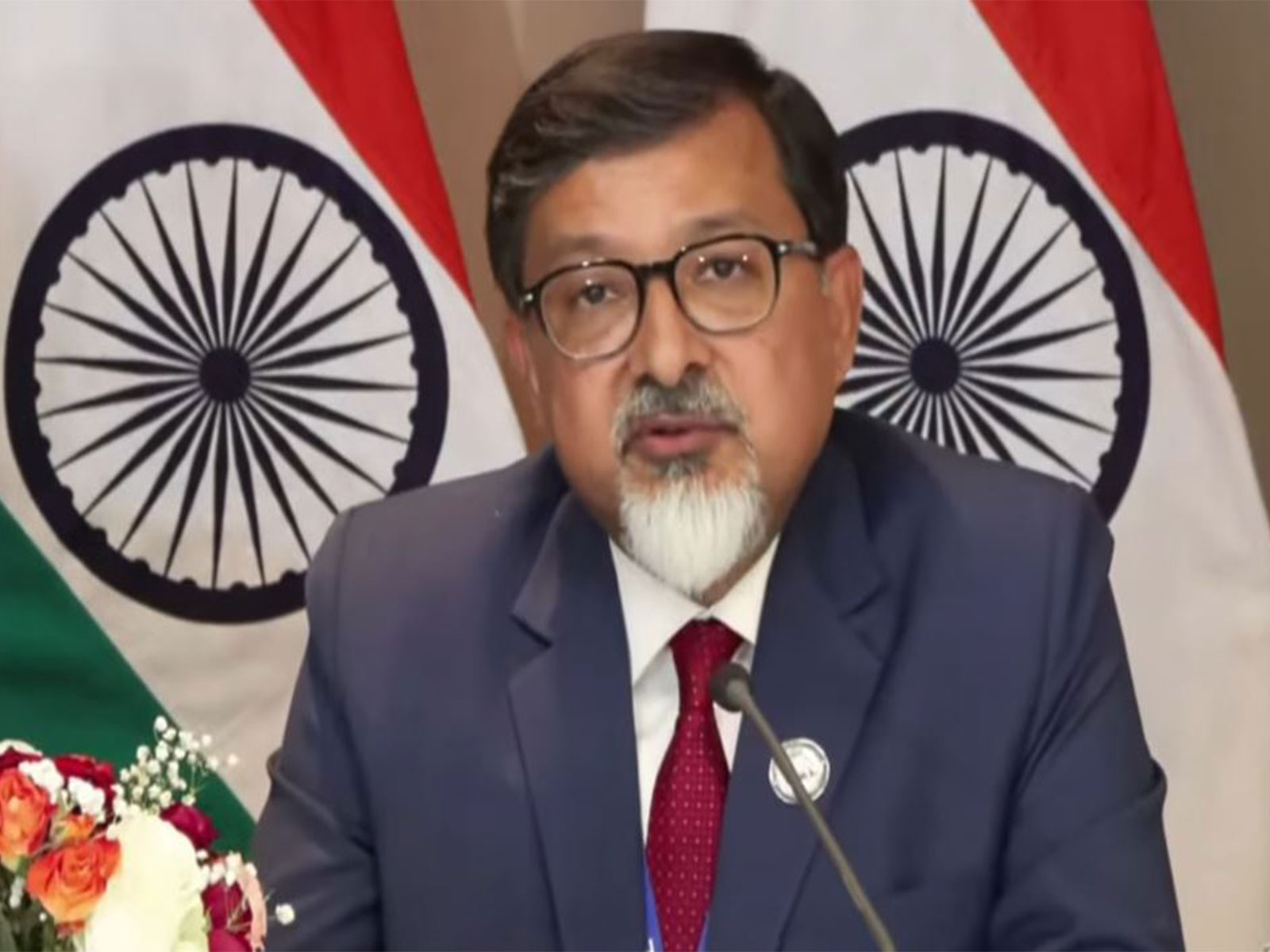 MEA Secretary (ER) Sudhakar Dalela  (Photo:YouTube/MEA)