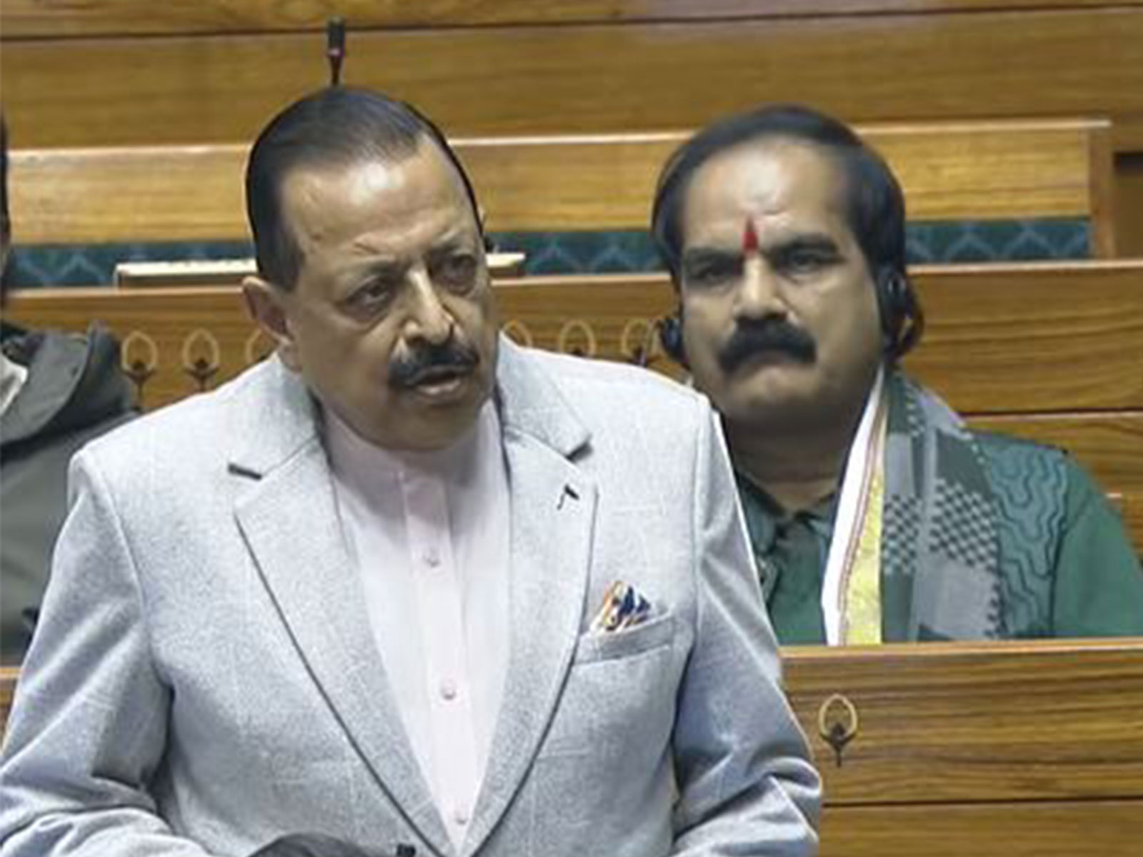 Union Minister for Atomic Energy Jitendra Singh (Image: Sansad TV)